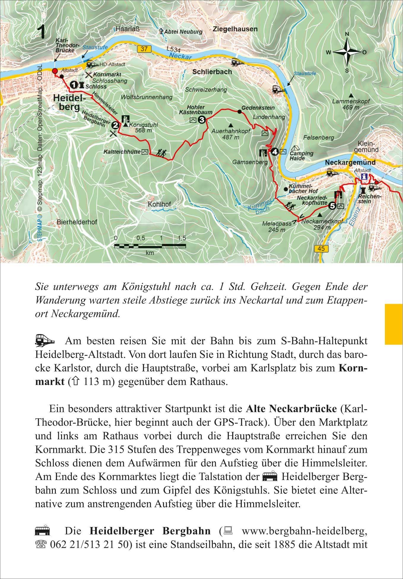 Beispielinhalt (Bild) Neckarsteig