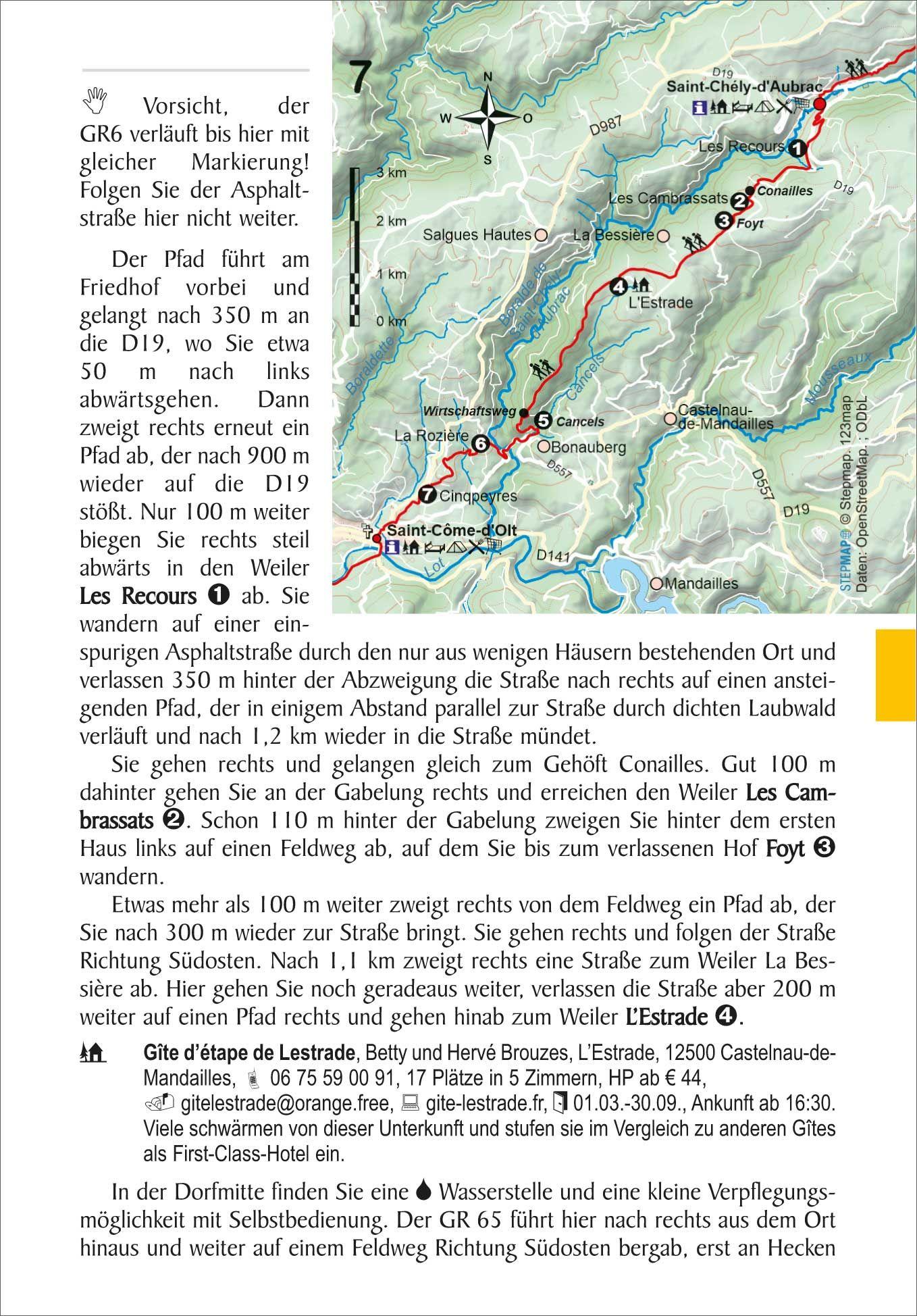 Beispielinhalt (Bild) Frankreich: Jakobsweg Via Podiensis von Le Puy-en-Velay nach Saint-Jean-Pied-de-Port