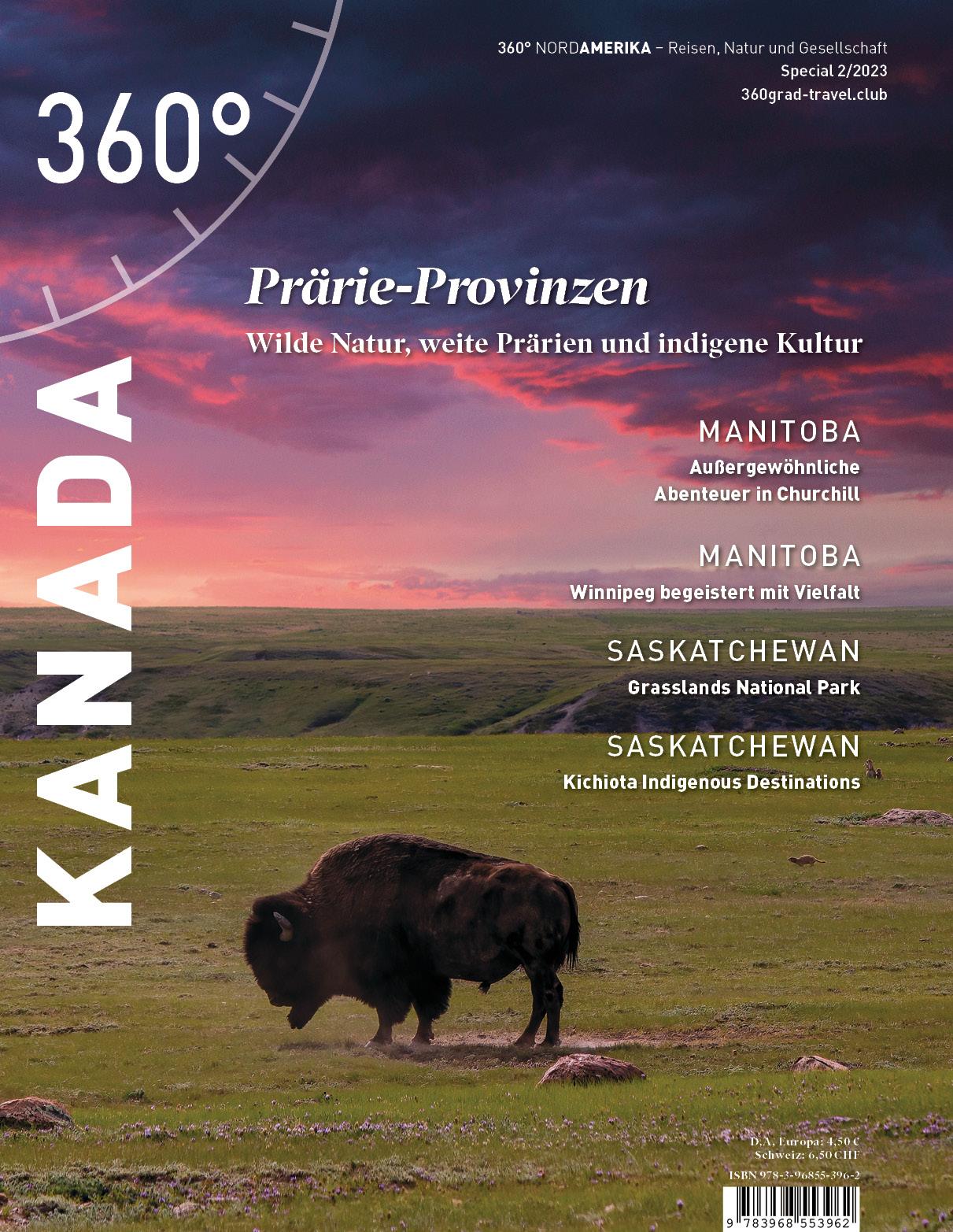 Vorderes Coverbild 360° Kanada - Special Prärieprovinzen