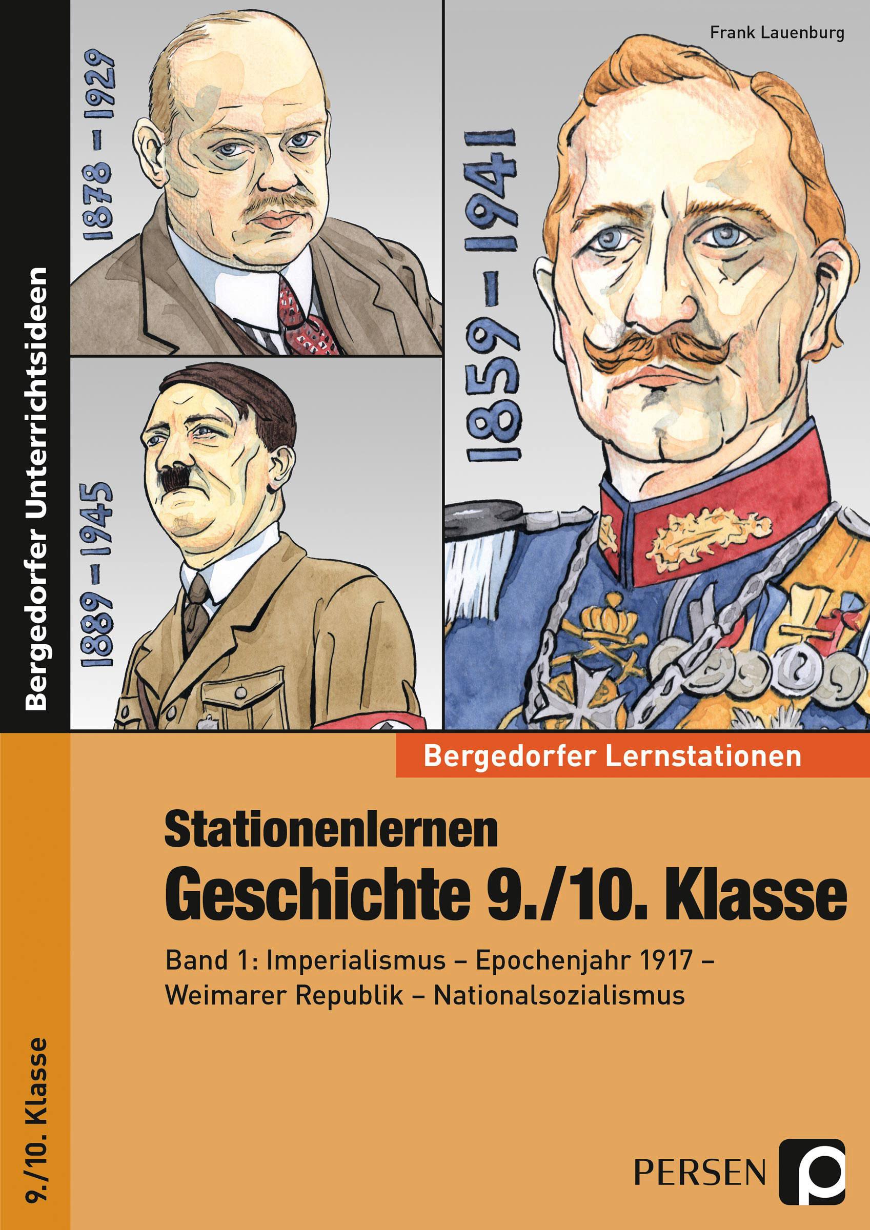 Vorderes Coverbild Stationenlernen Geschichte 9./10. Klasse - Band 1