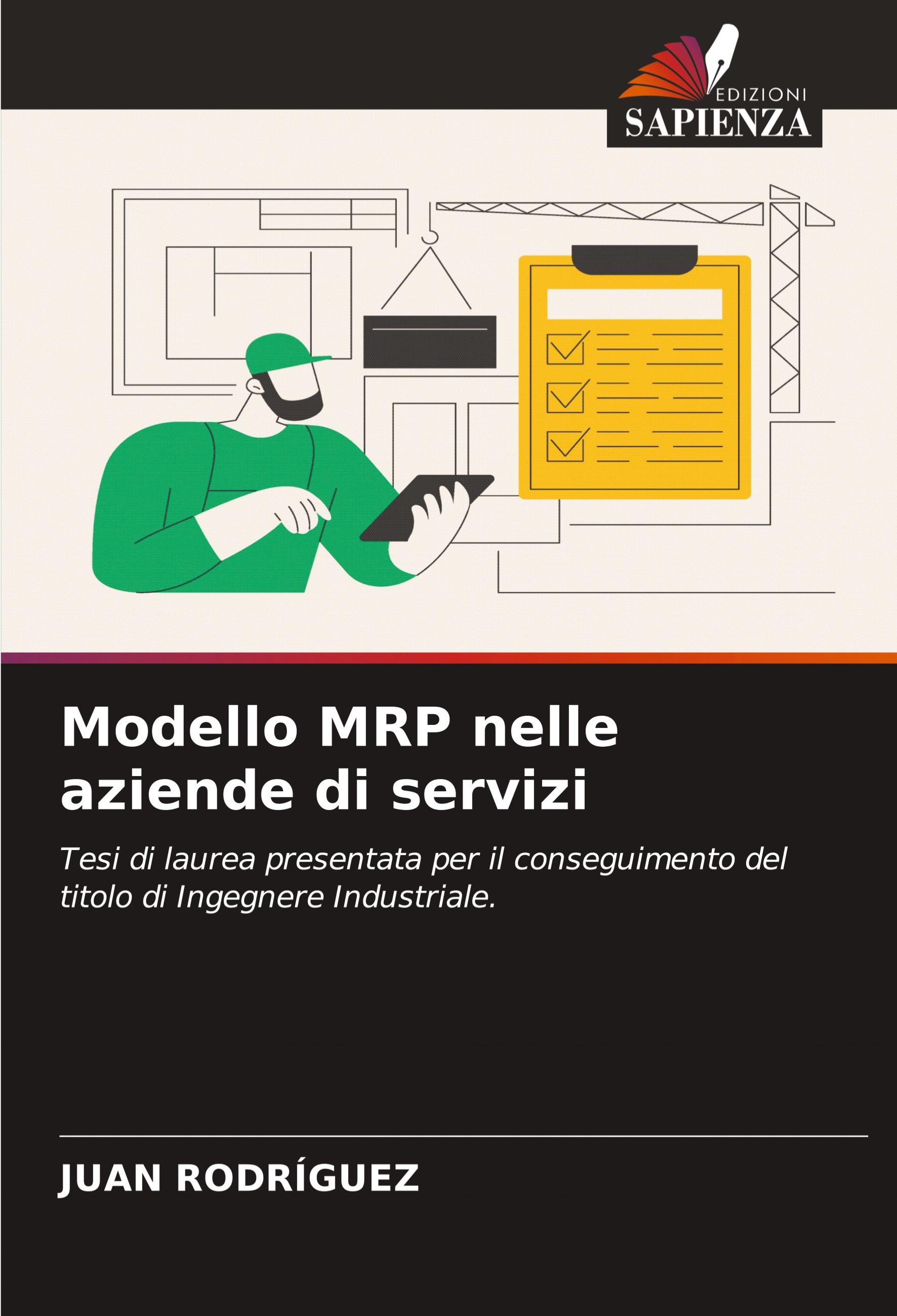 Vorderes Coverbild Modello MRP nelle aziende di servizi