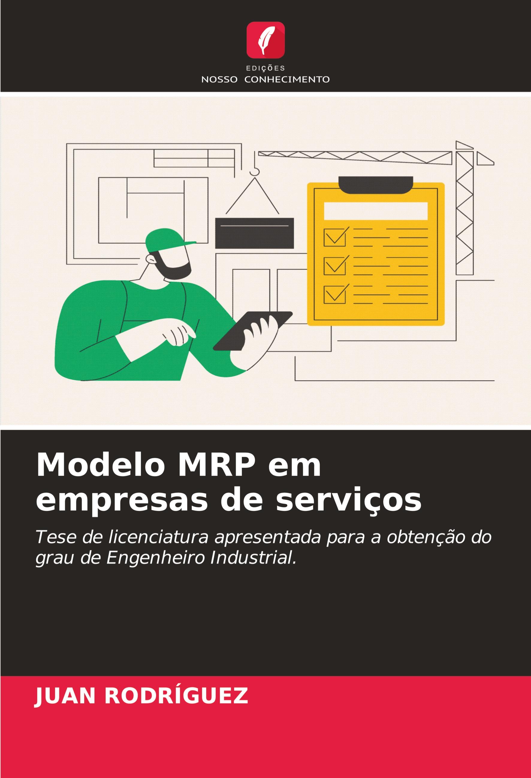 Vorderes Coverbild Modelo MRP em empresas de serviços