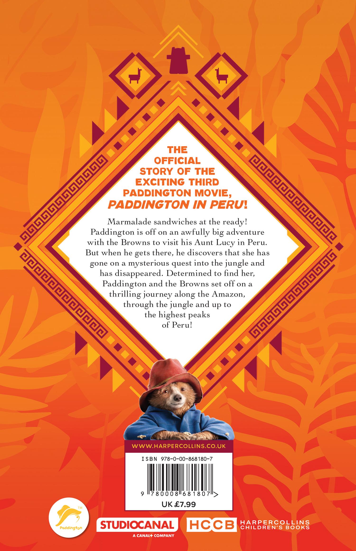 Rückseitencover Paddington in Peru: The Story of the Movie
