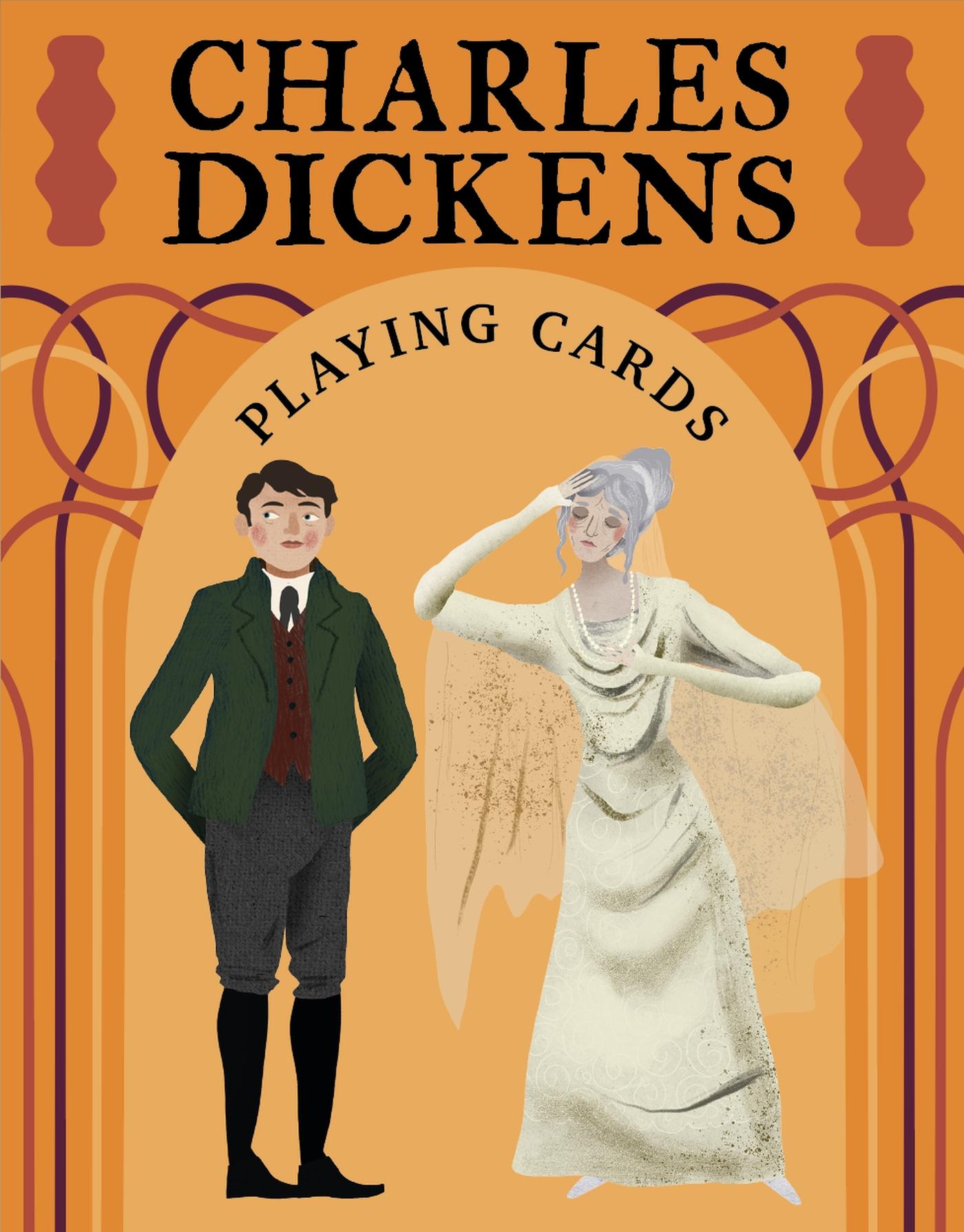 Vorderes Coverbild Charles Dickens Playing Cards