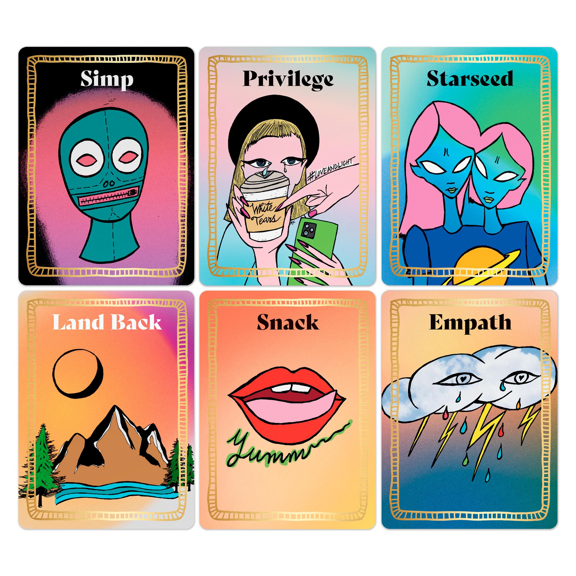 Beispielinhalt (Bild) The Roast Iconic Oracle Deck