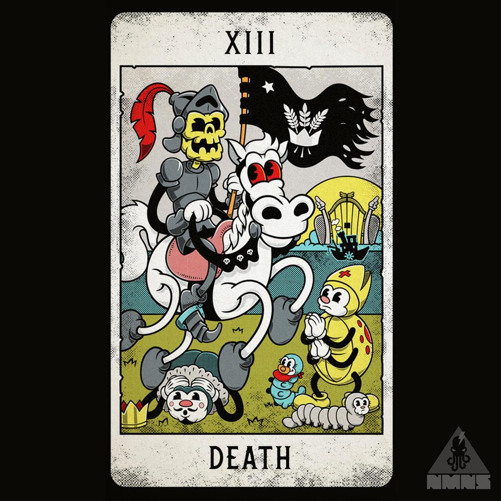 Beispielinhalt (Bild) Mystical Medleys: A Vintage Cartoon Tarot