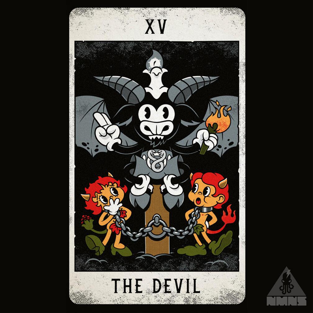 Beispielinhalt (Bild) Mystical Medleys: A Vintage Cartoon Tarot