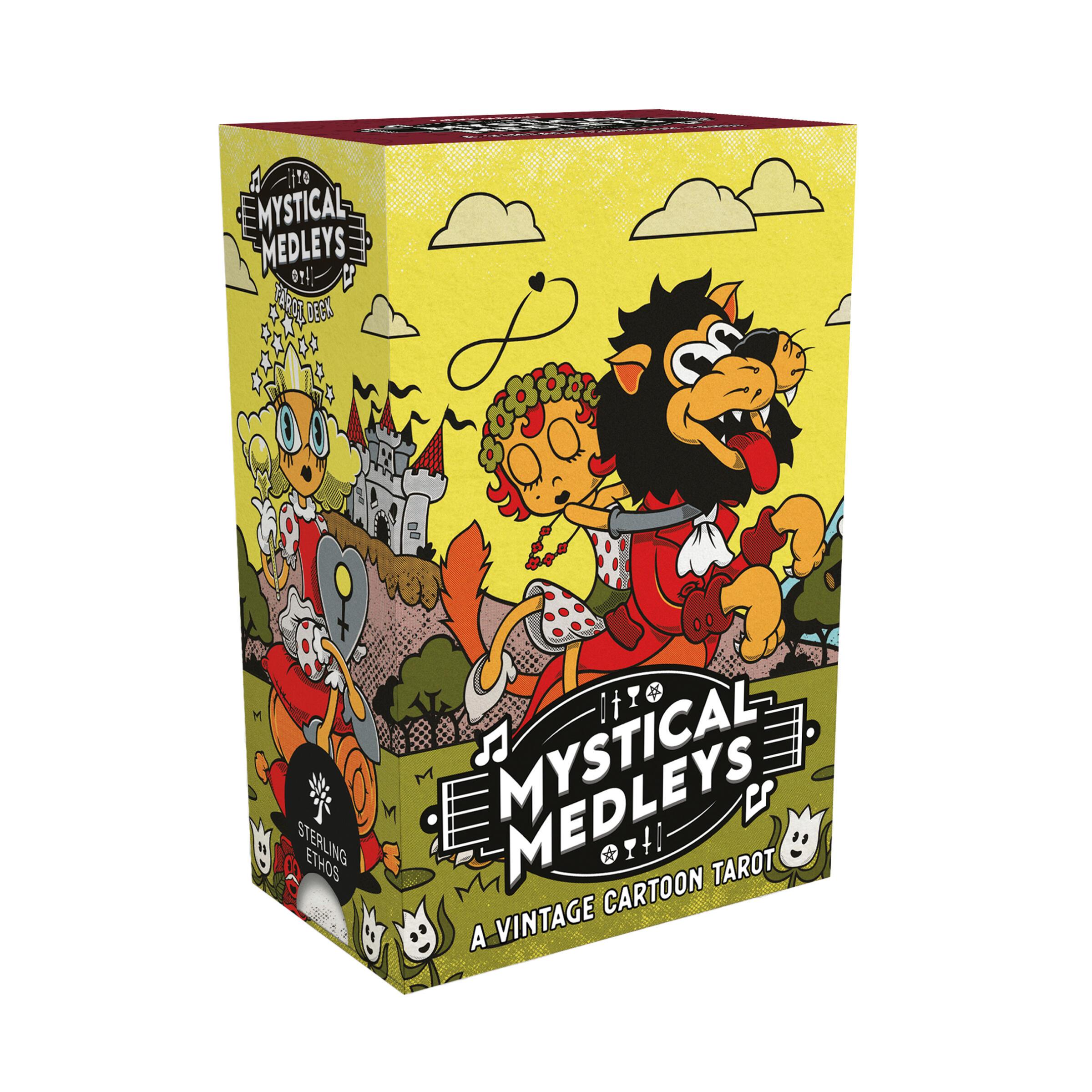 Vorderes Coverbild Mystical Medleys: A Vintage Cartoon Tarot