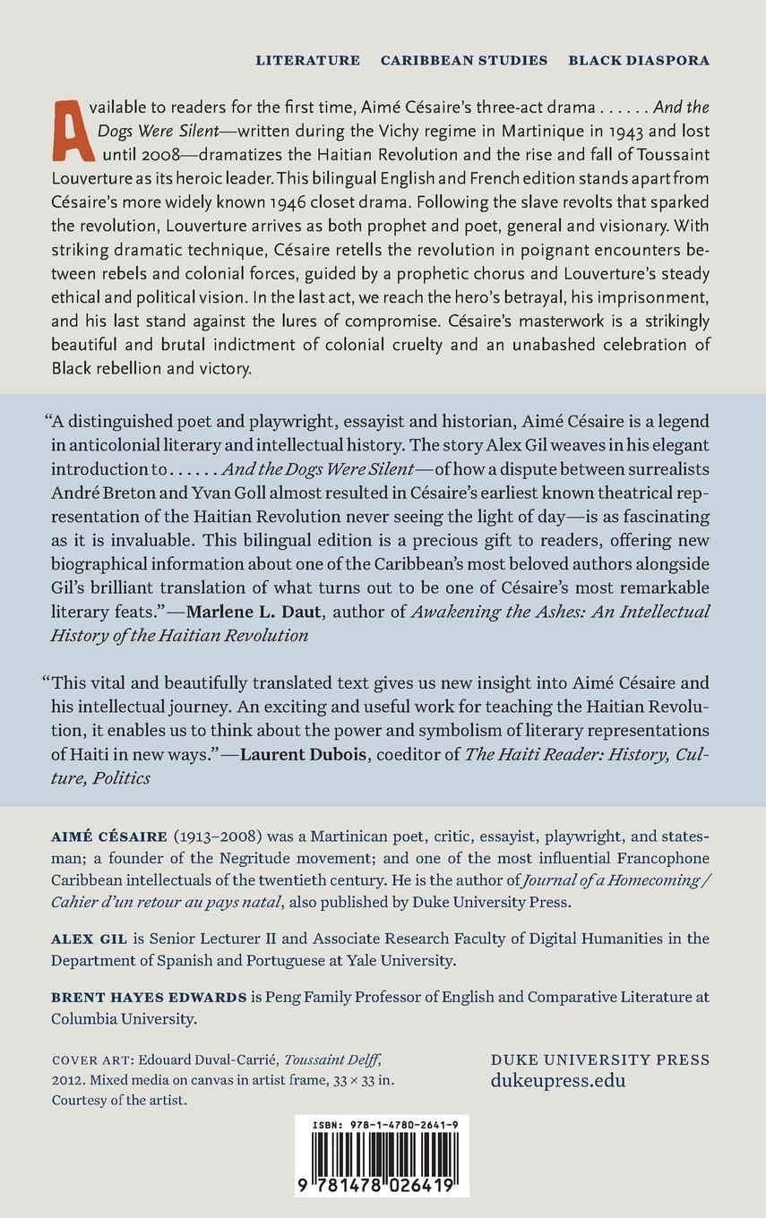 Rückseitencover ......And the Dogs Were Silent/......Et les chiens se taisaient