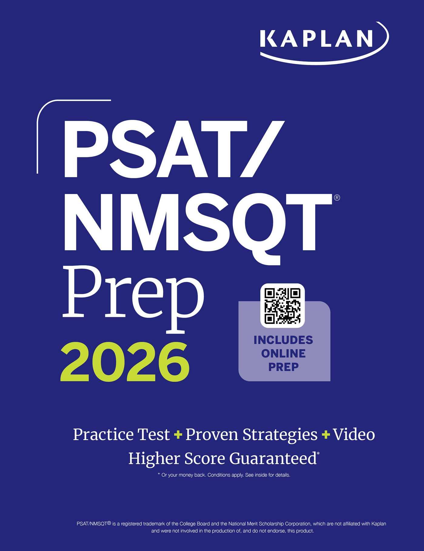 Vorderes Coverbild PSAT/NMSQT Prep 2026: Includes a Full Length Practice Test + 100s of Practice Questions + 1 Year Access Online Quizzes and Video Instruction