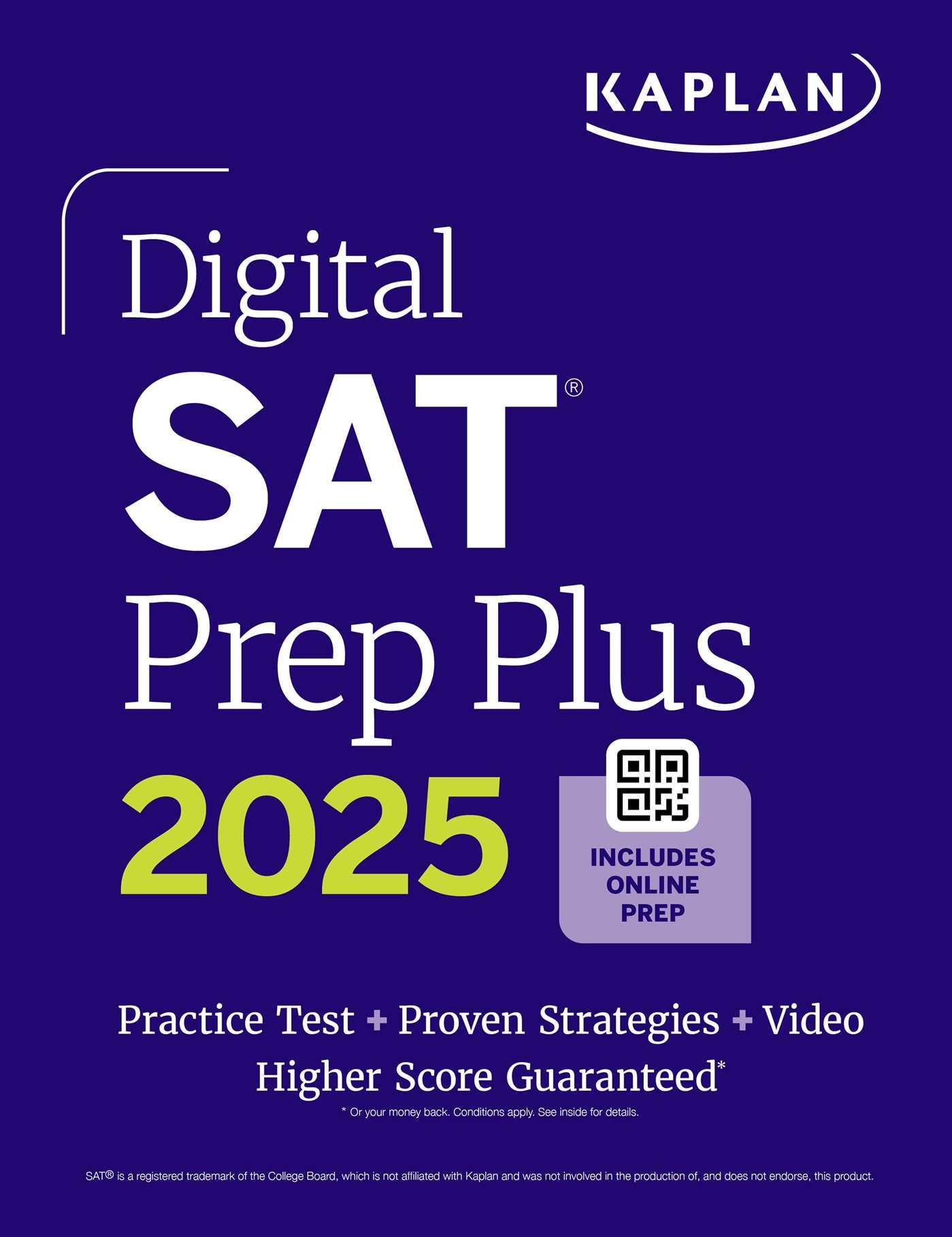 Vorderes Coverbild Digital SAT Prep Plus 2025: Prep Book, 1 Full Length Practice Test, 700+ Practice Questions