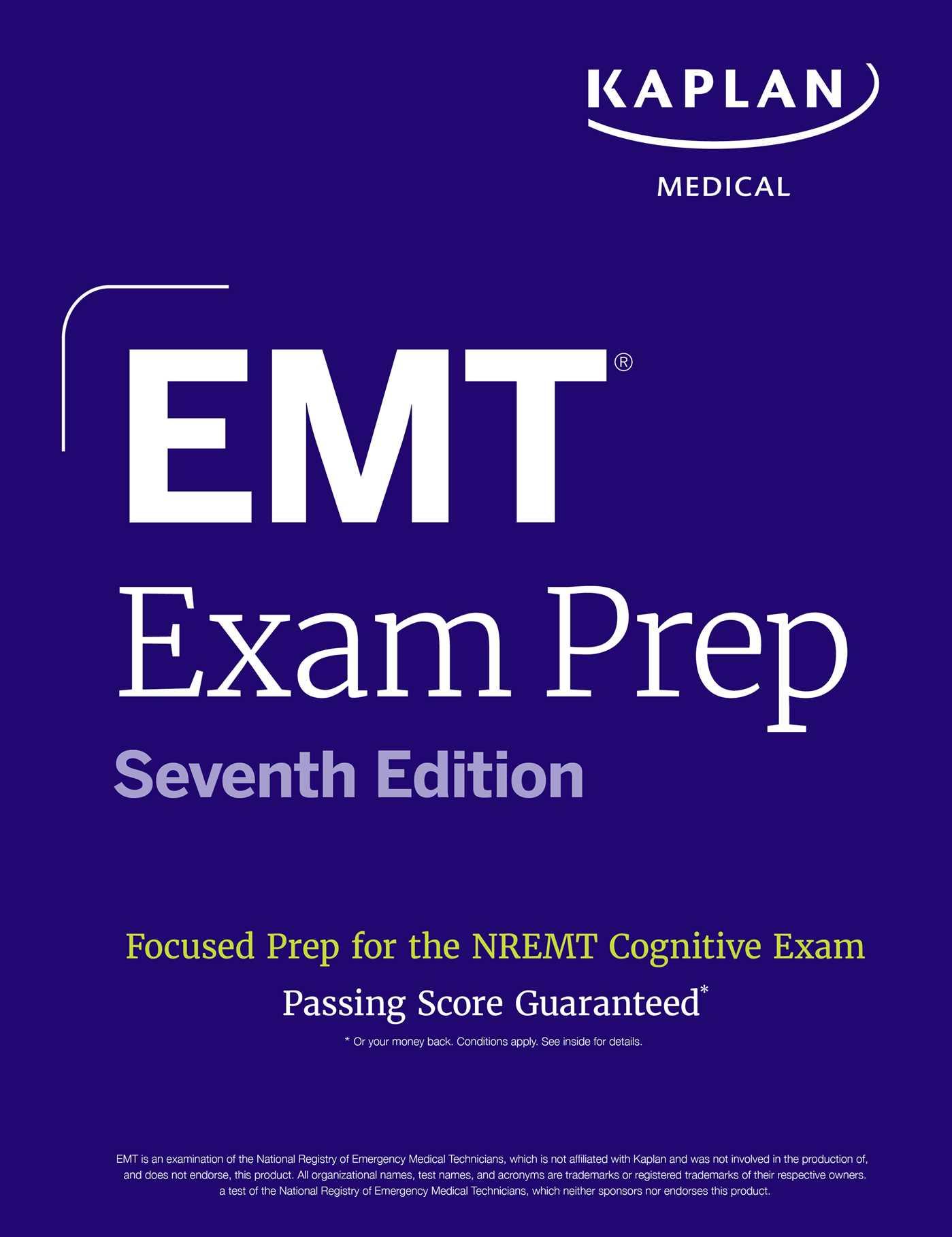Vorderes Coverbild EMT Exam Prep, Seventh Edition: Focused Prep Book and Study Guide for the Nremt Cognitive Exam + One Full Length Practice Test