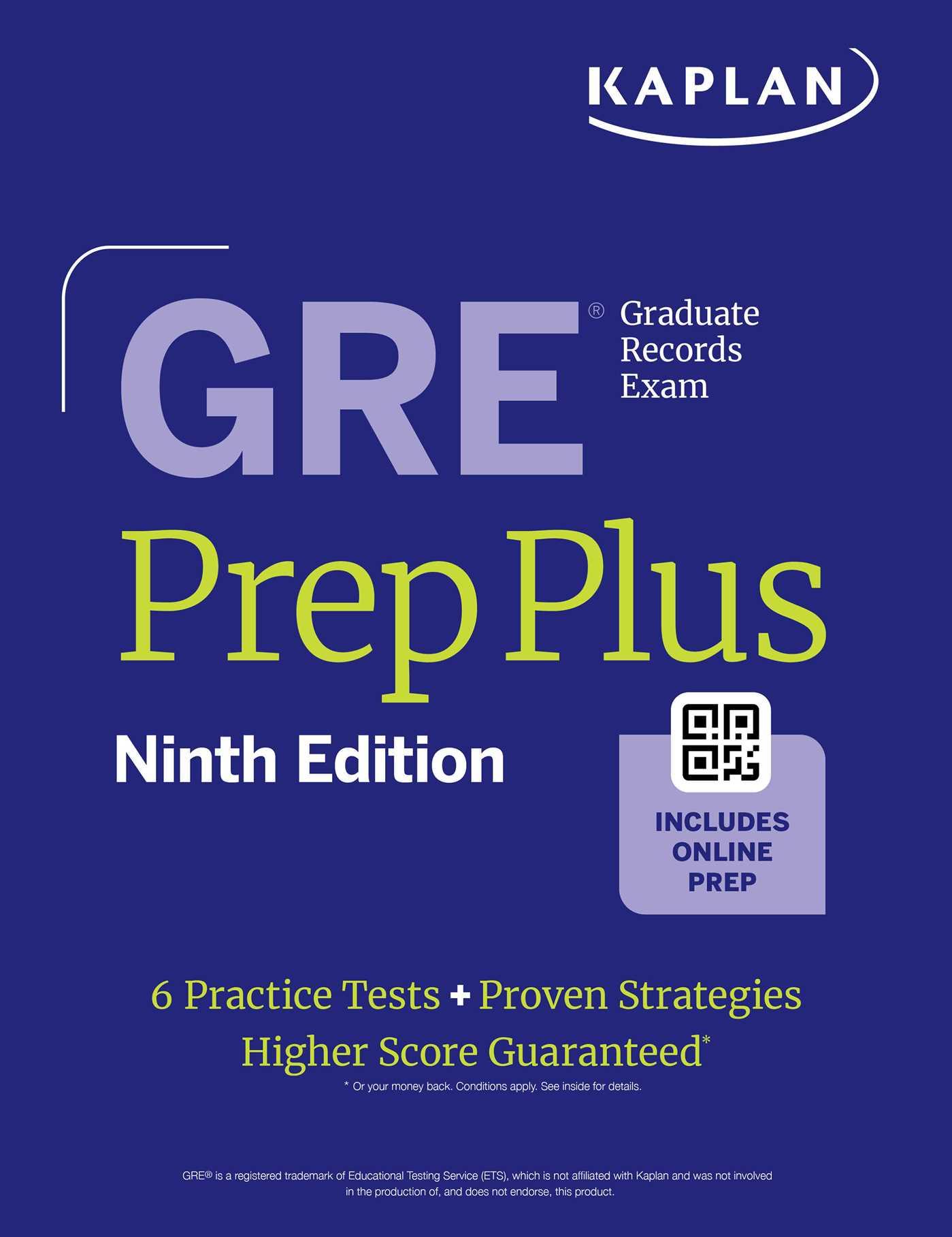 Vorderes Coverbild GRE Prep Plus 2025