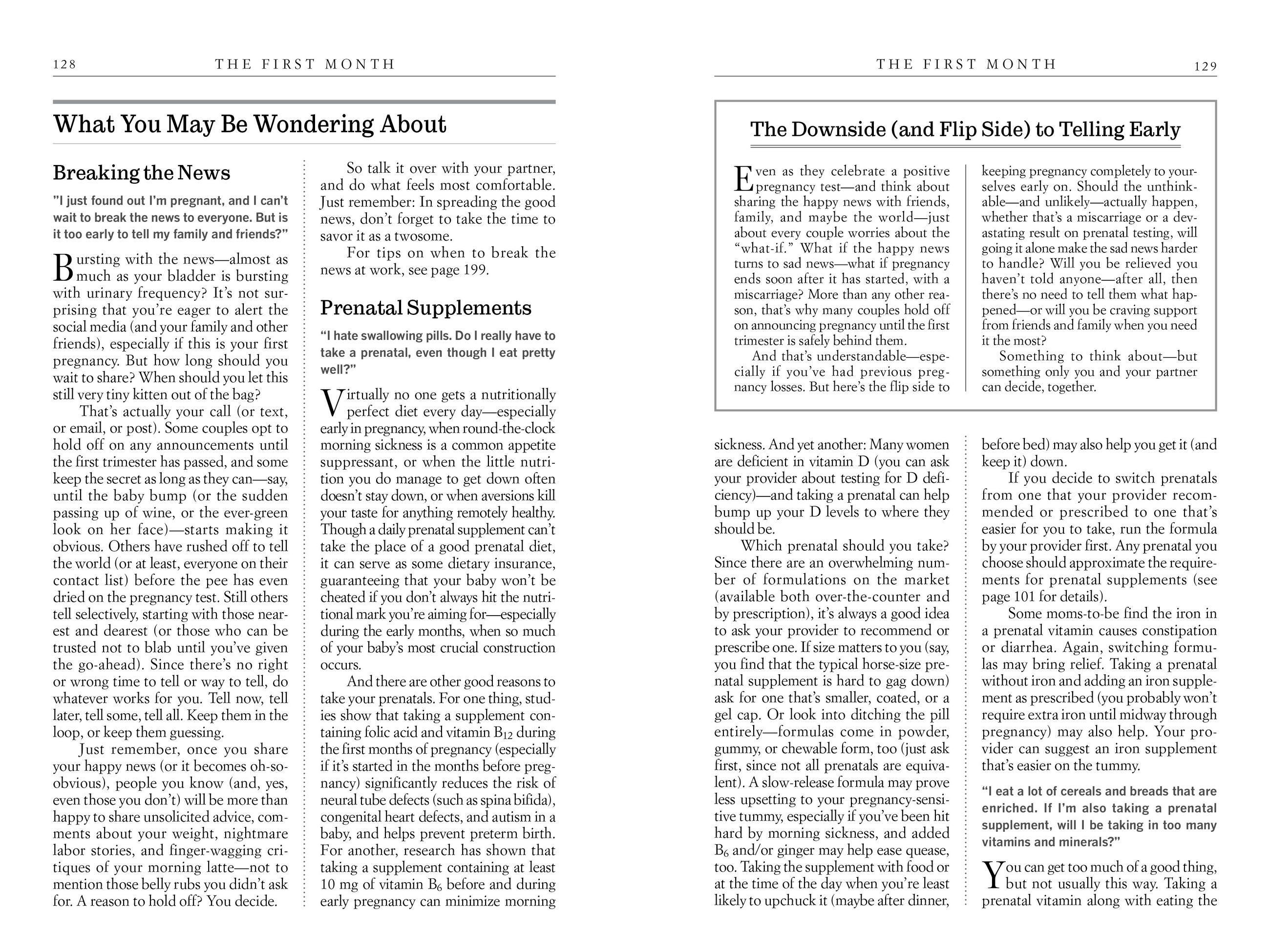 Beispielinhalt (Bild) What to Expect: The Congratulations, You're Expecting! Gift Set New