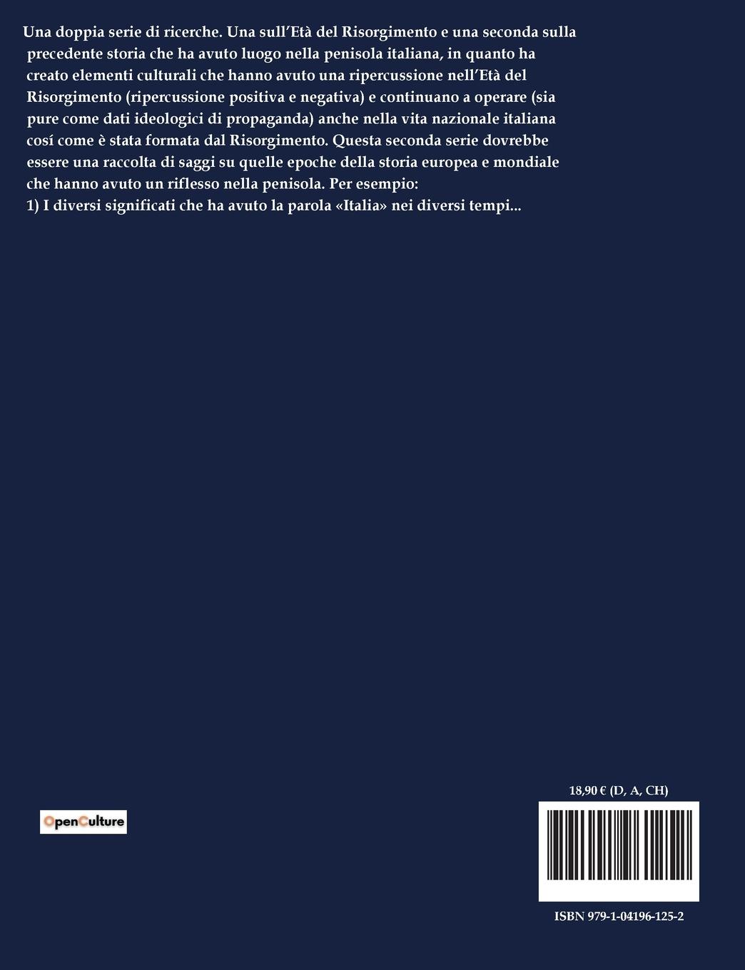 Rückseitencover IL RISORGIMENTO