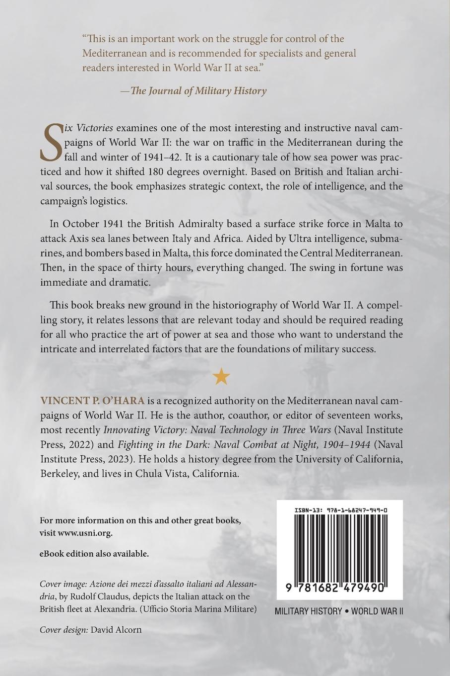 Rückseitencover Six Victories