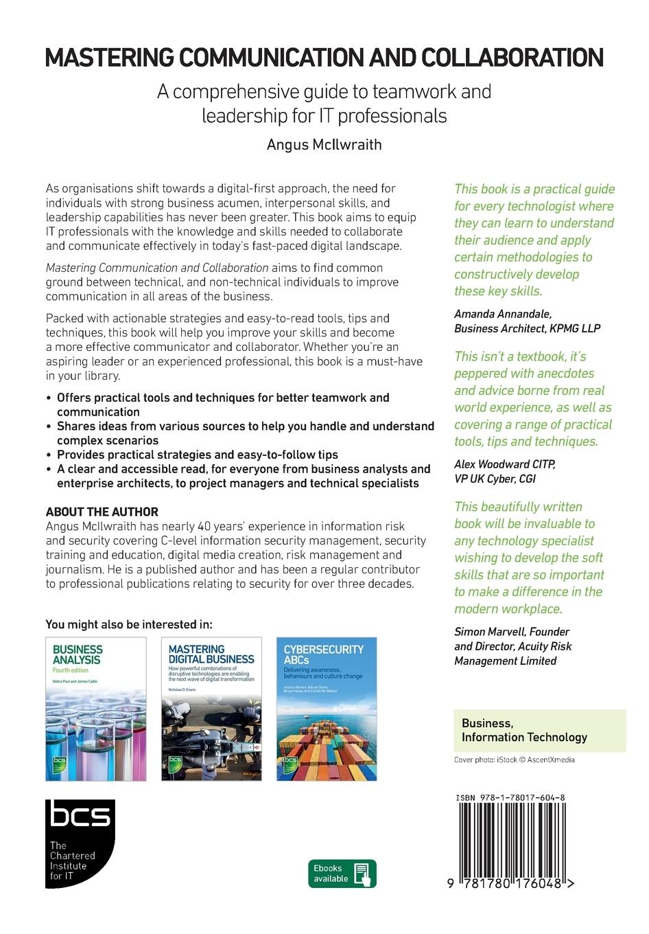 Rückseitencover Mastering Communication and Collaboration