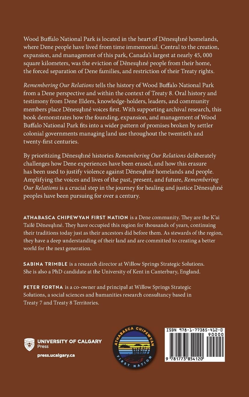 Rückseitencover Remembering Our Relations