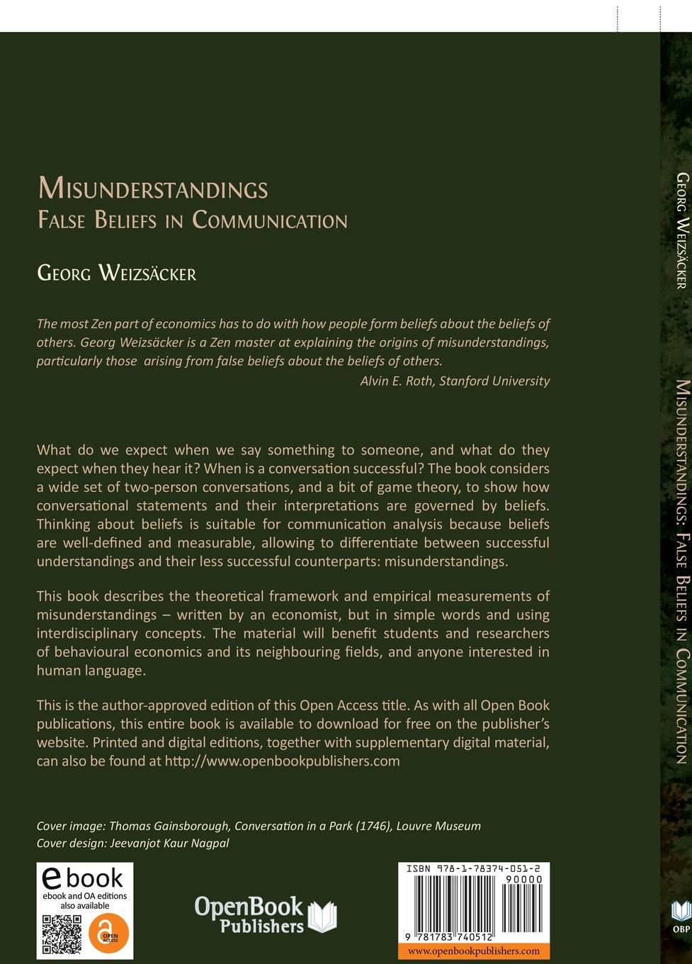 Rückseitencover Misunderstandings