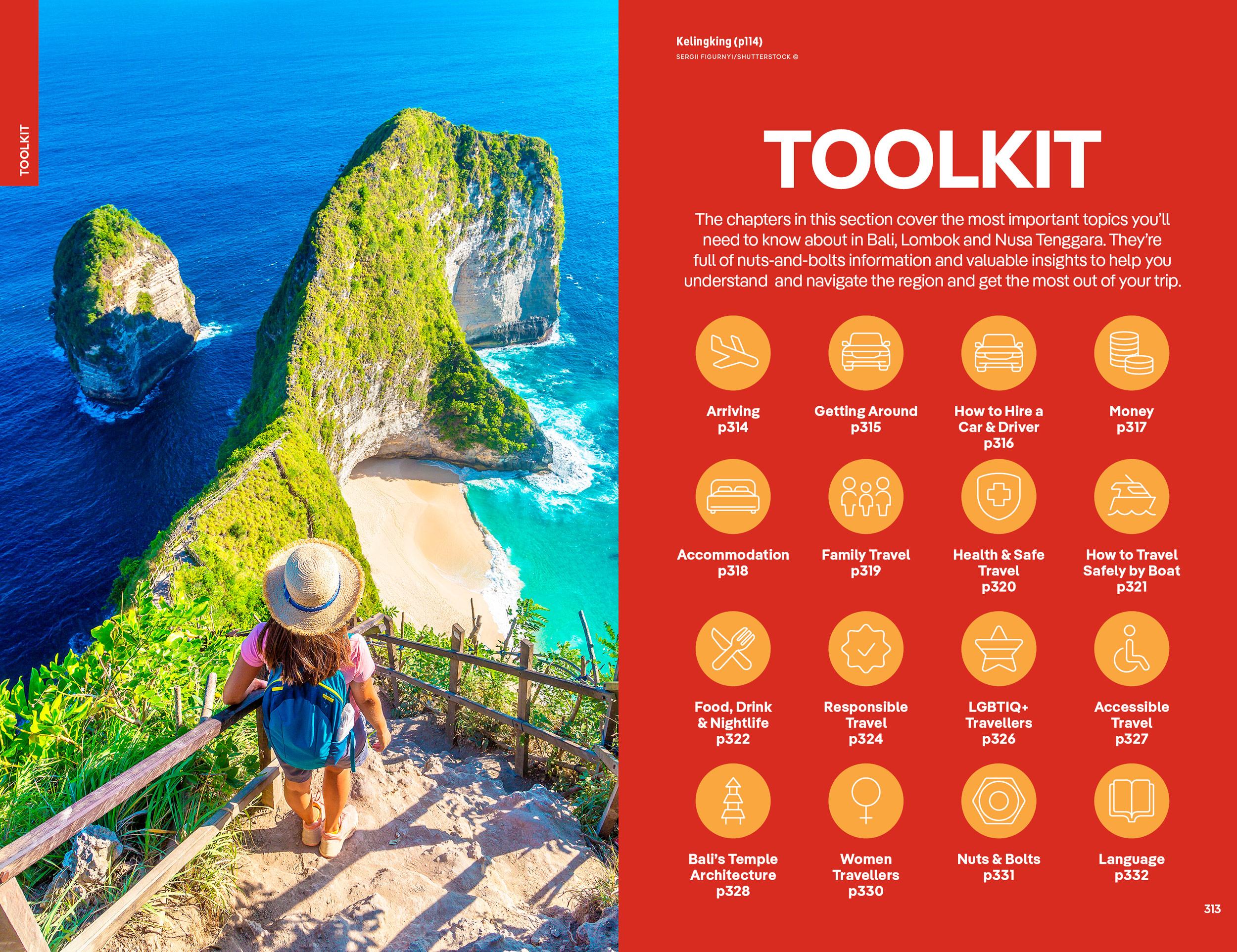 Beispielinhalt (Bild) Lonely Planet Bali, Lombok & Nusa Tenggara