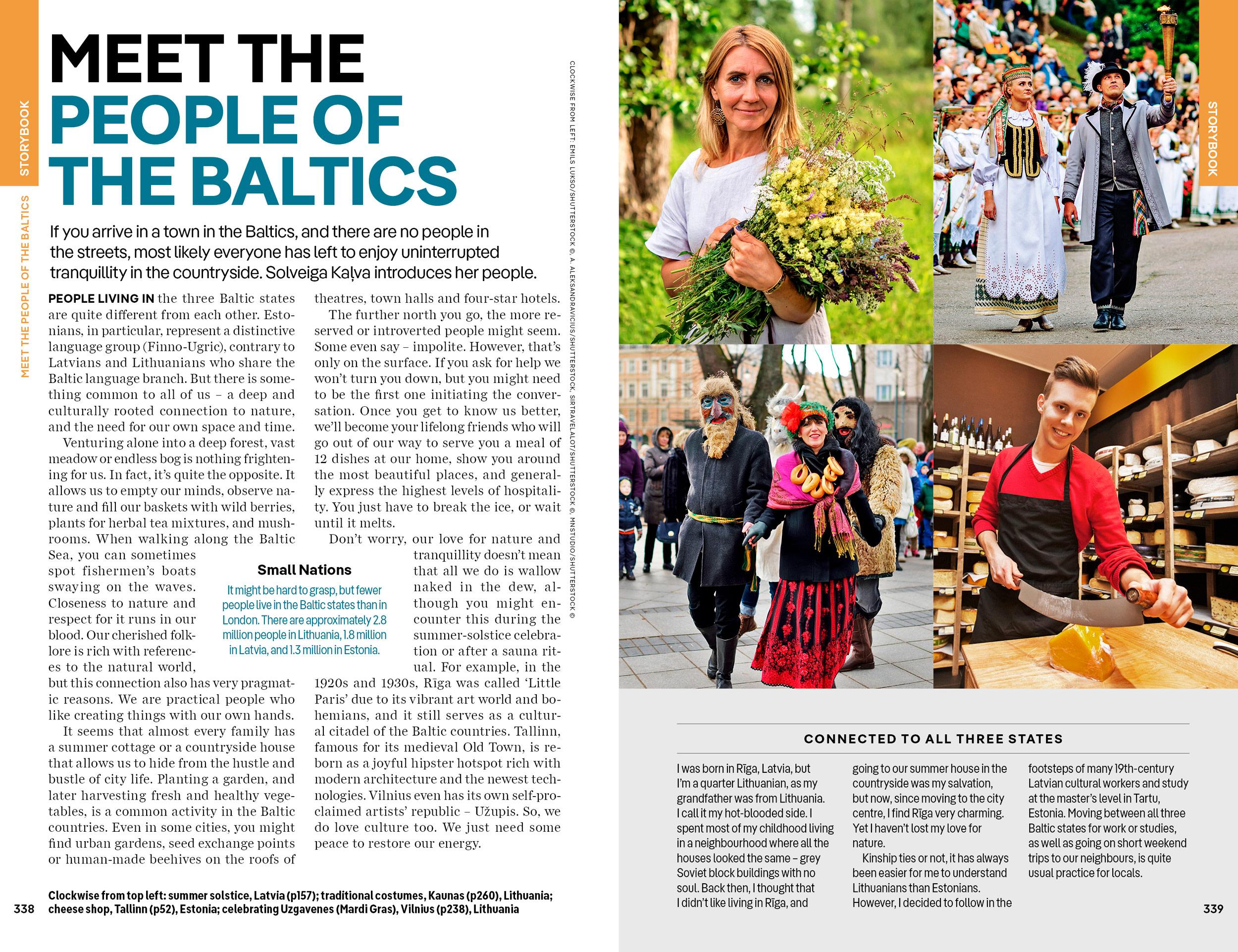 Beispielinhalt (Bild) Lonely Planet Estonia, Latvia & Lithuania