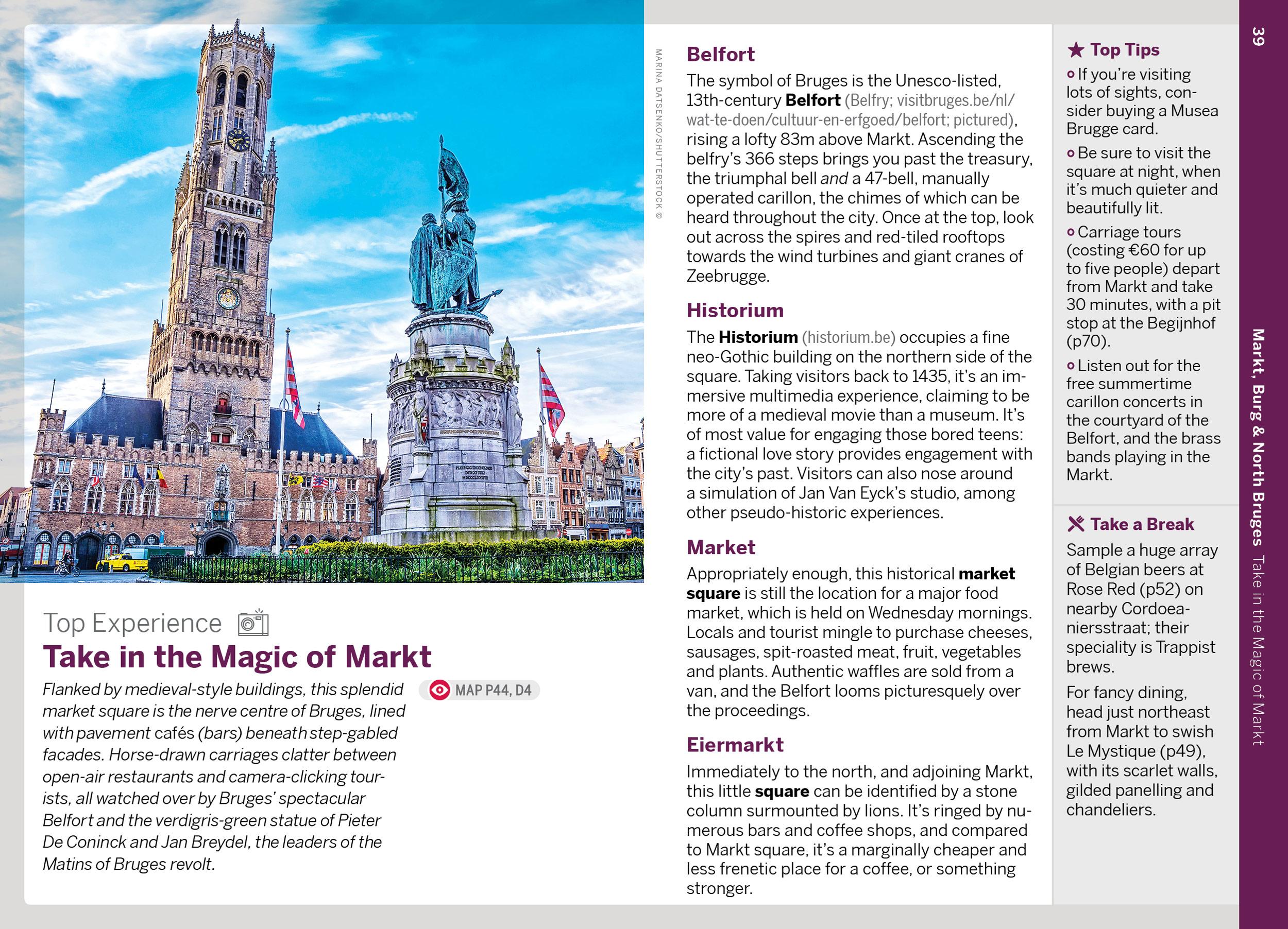 Beispielinhalt (Bild) Lonely Planet Pocket Bruges & Brussels