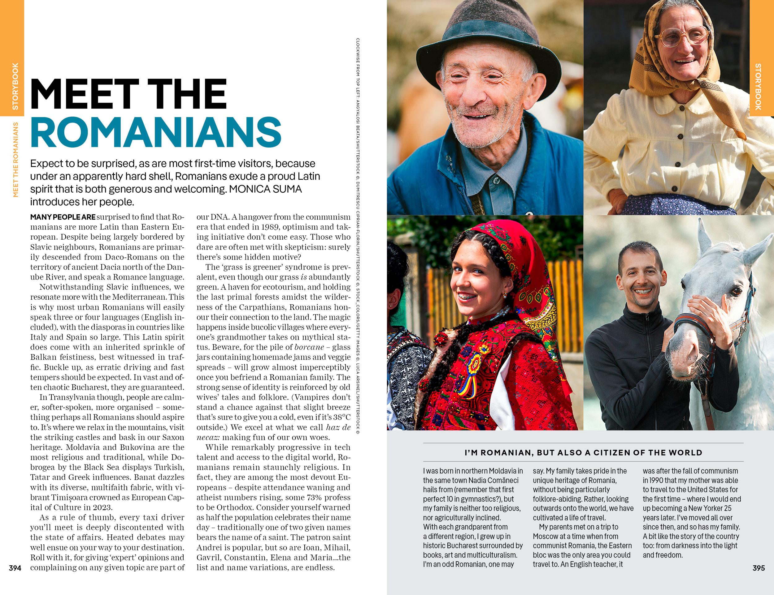 Beispielinhalt (Bild) Lonely Planet Romania & Bulgaria