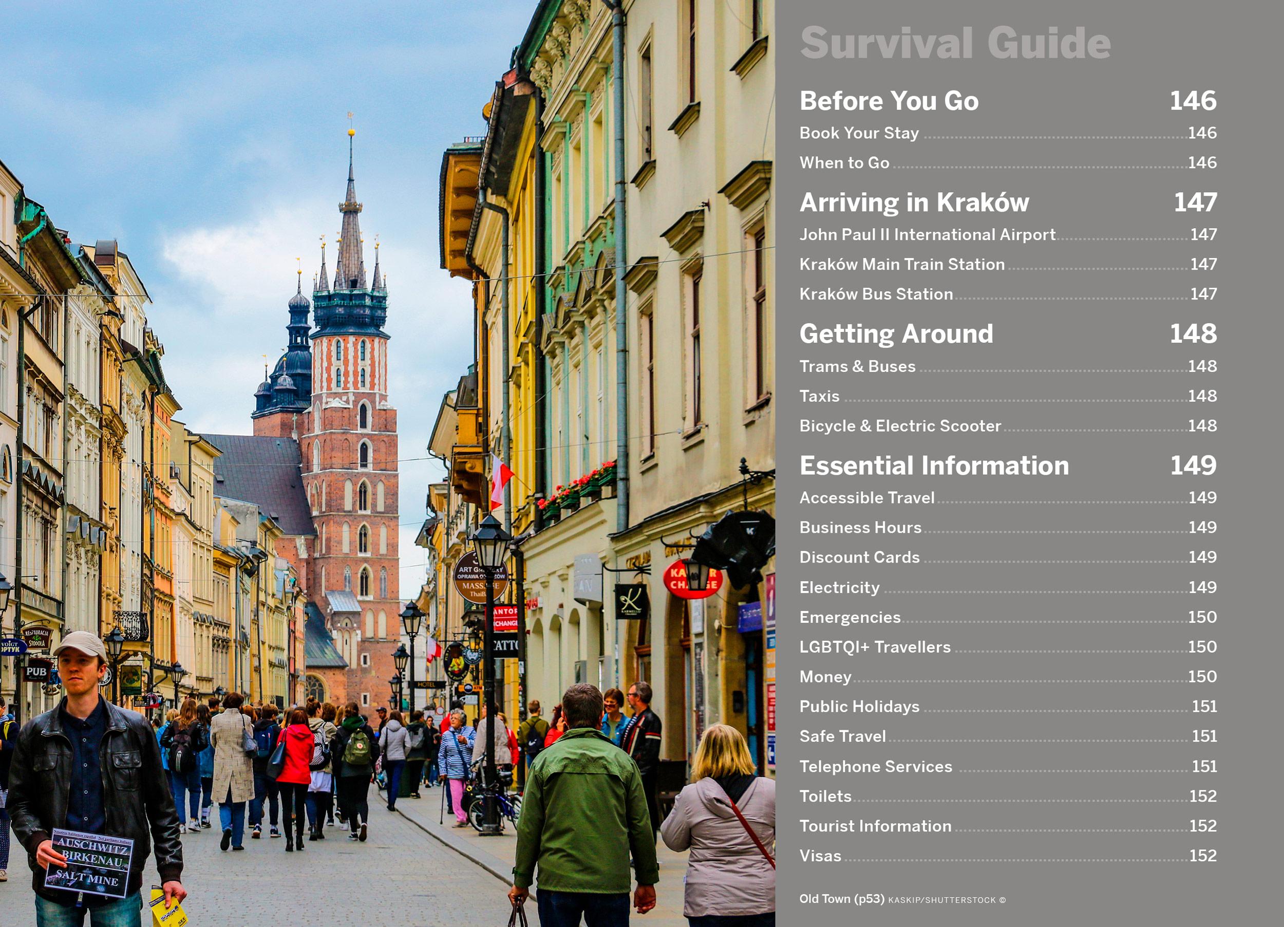 Beispielinhalt (Bild) Lonely Planet Pocket Krakow