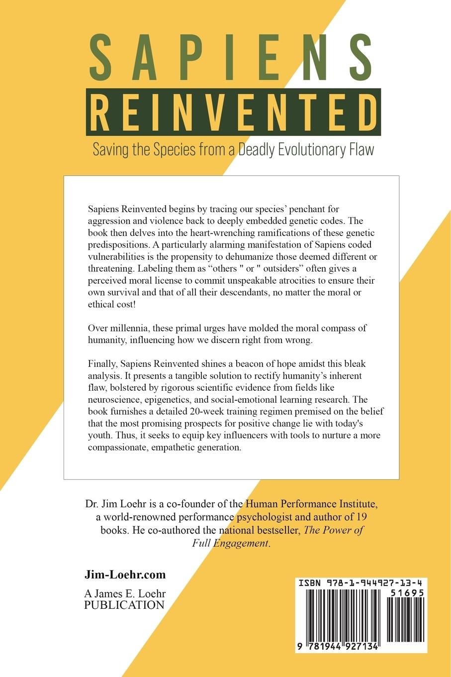 Rückseitencover Sapiens Reinvented