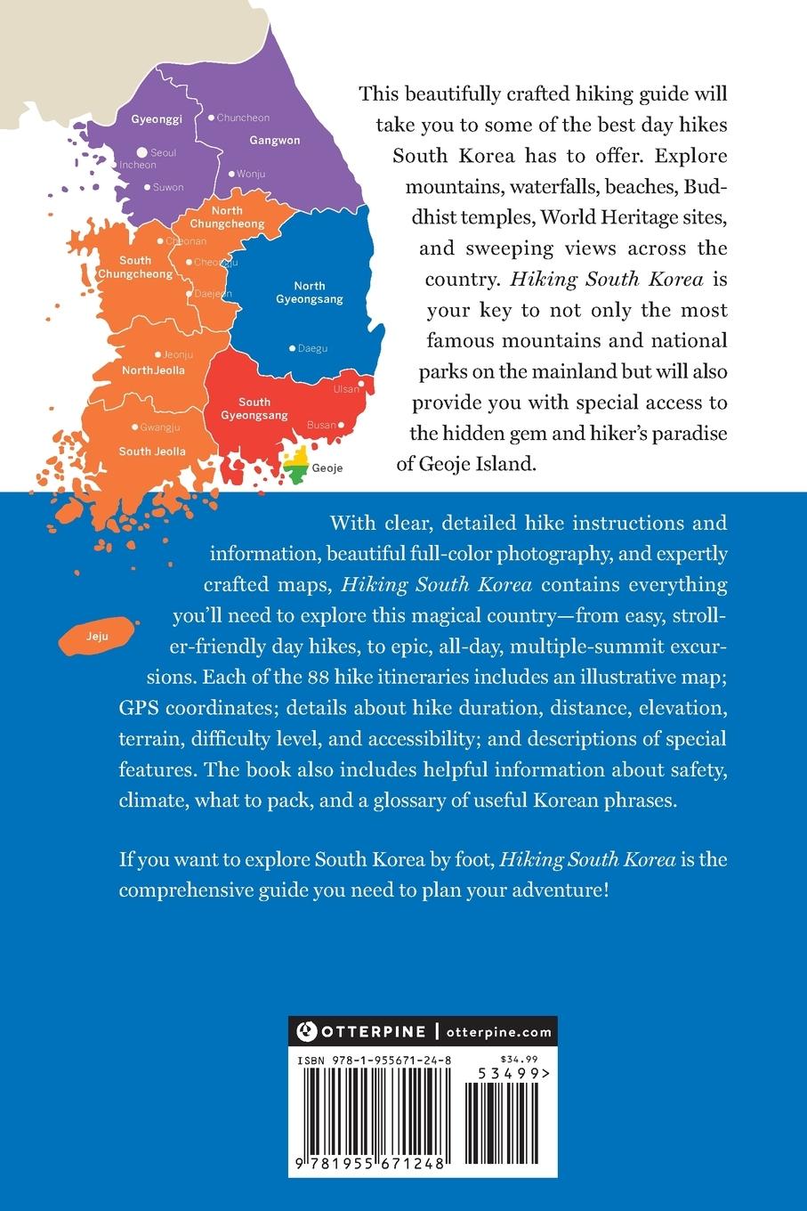 Rückseitencover Hiking South Korea