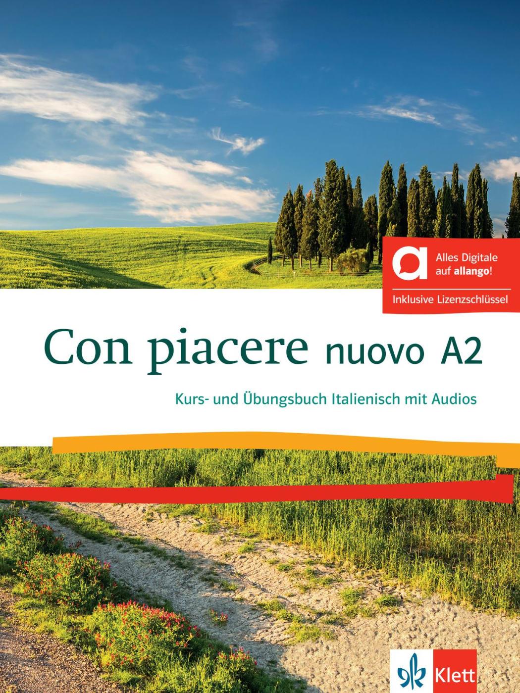 Vorderes Coverbild Con piacere nuovo A2 - Hybride Ausgabe allango