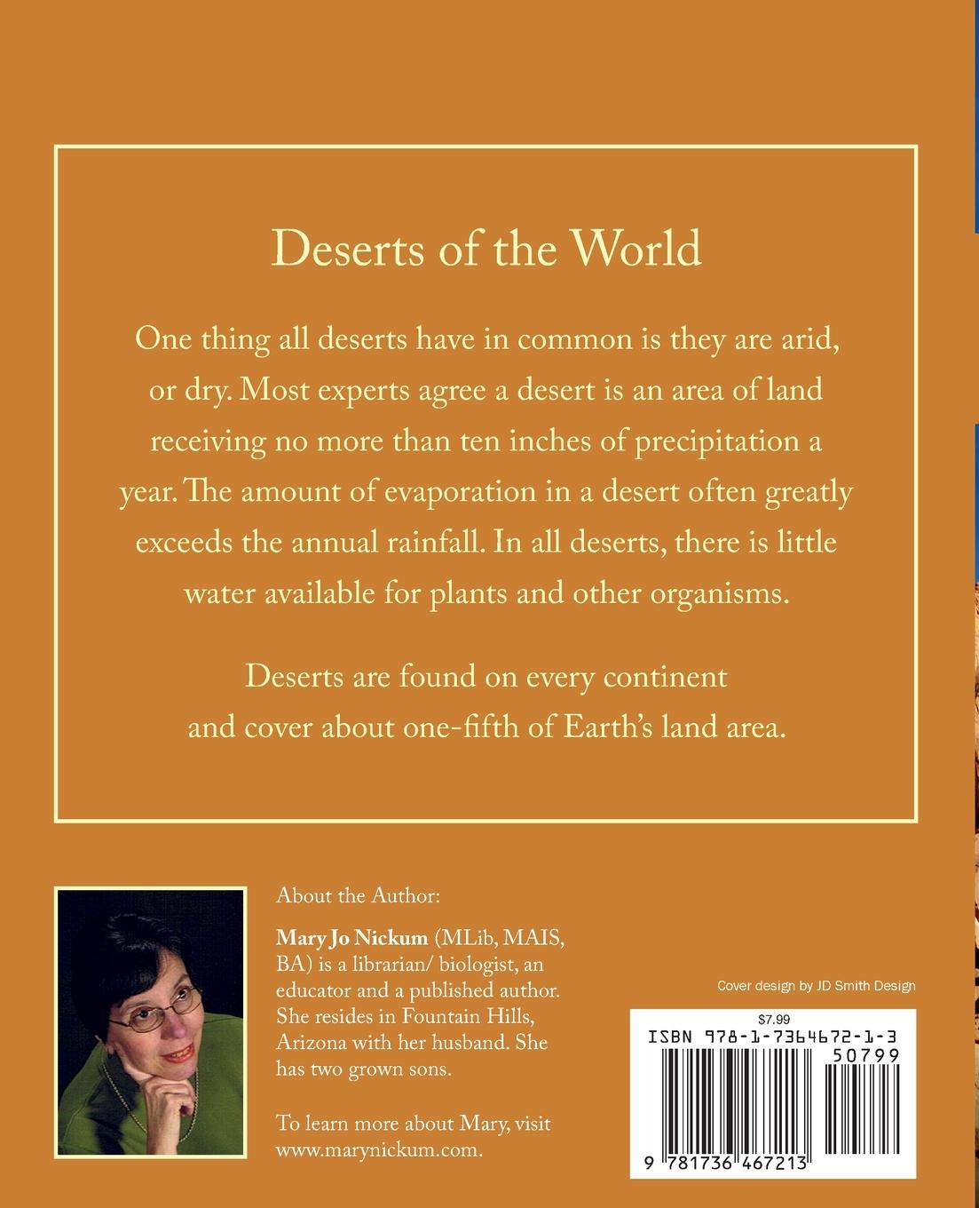 Rückseitencover Deserts of the World