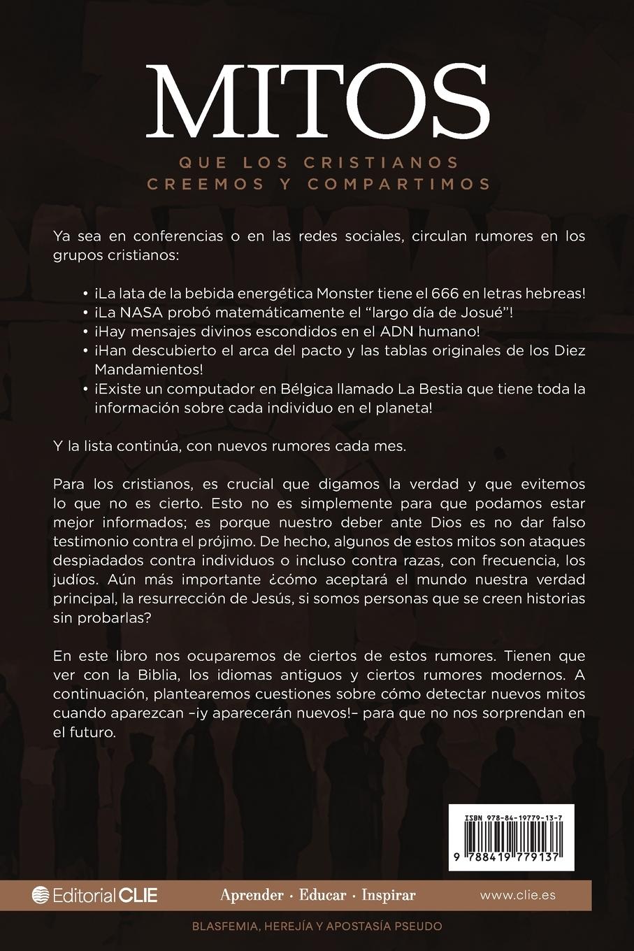 Rückseitencover La Mitos Que Los Cristianos Creemos Y Compartimos