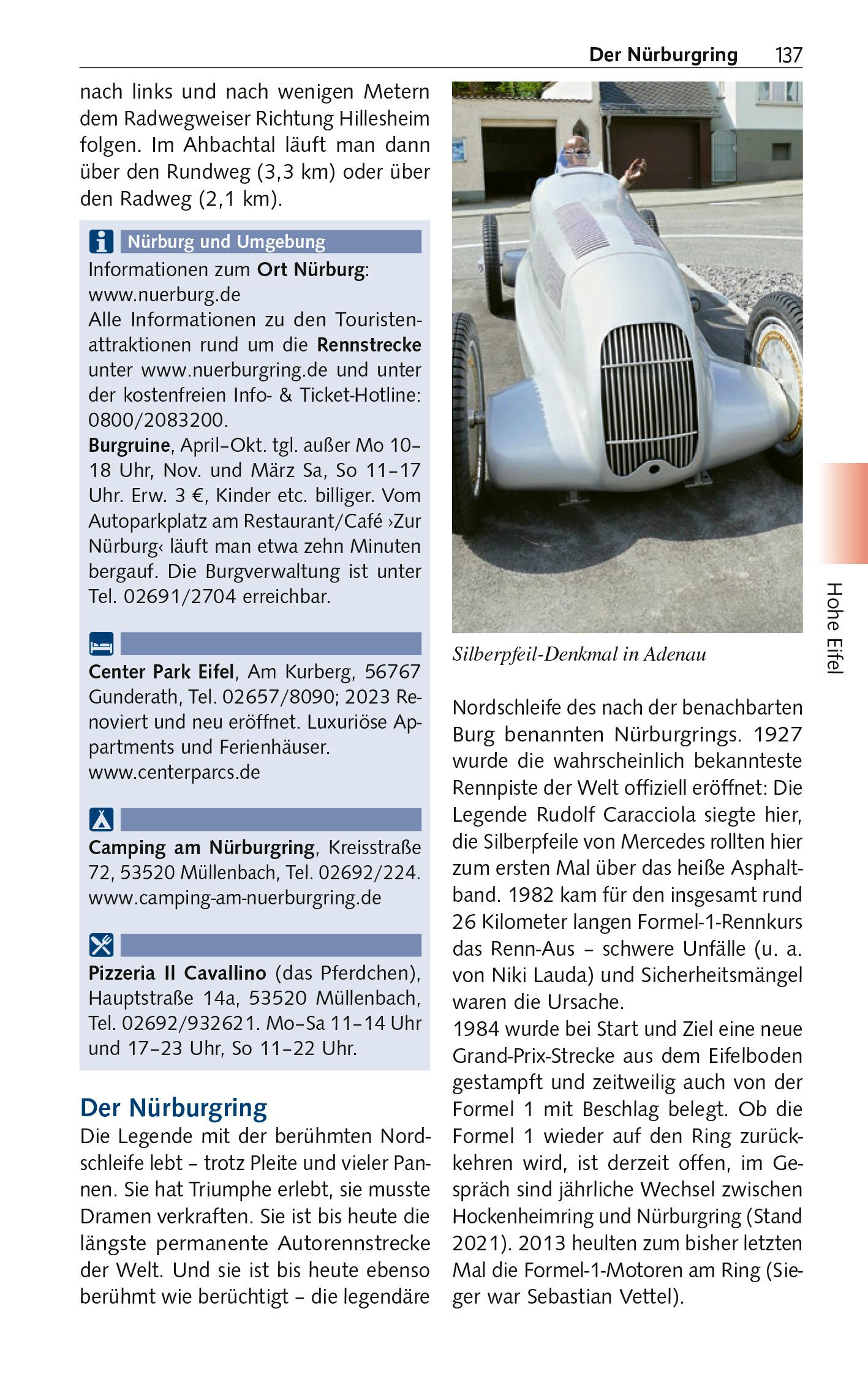 Beispielinhalt (Bild) TRESCHER Reiseführer Eifel