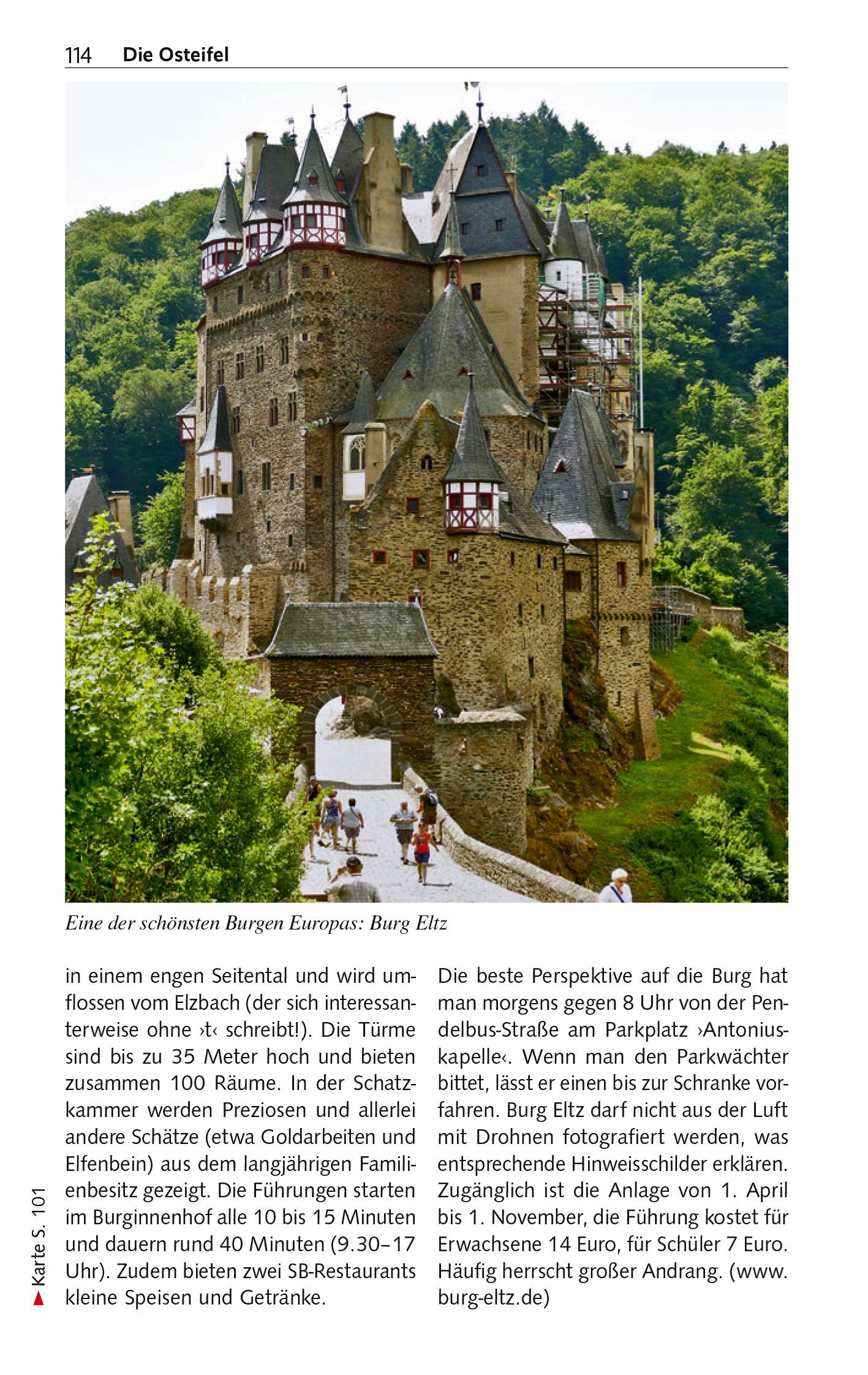 Beispielinhalt (Bild) TRESCHER Reiseführer Eifel