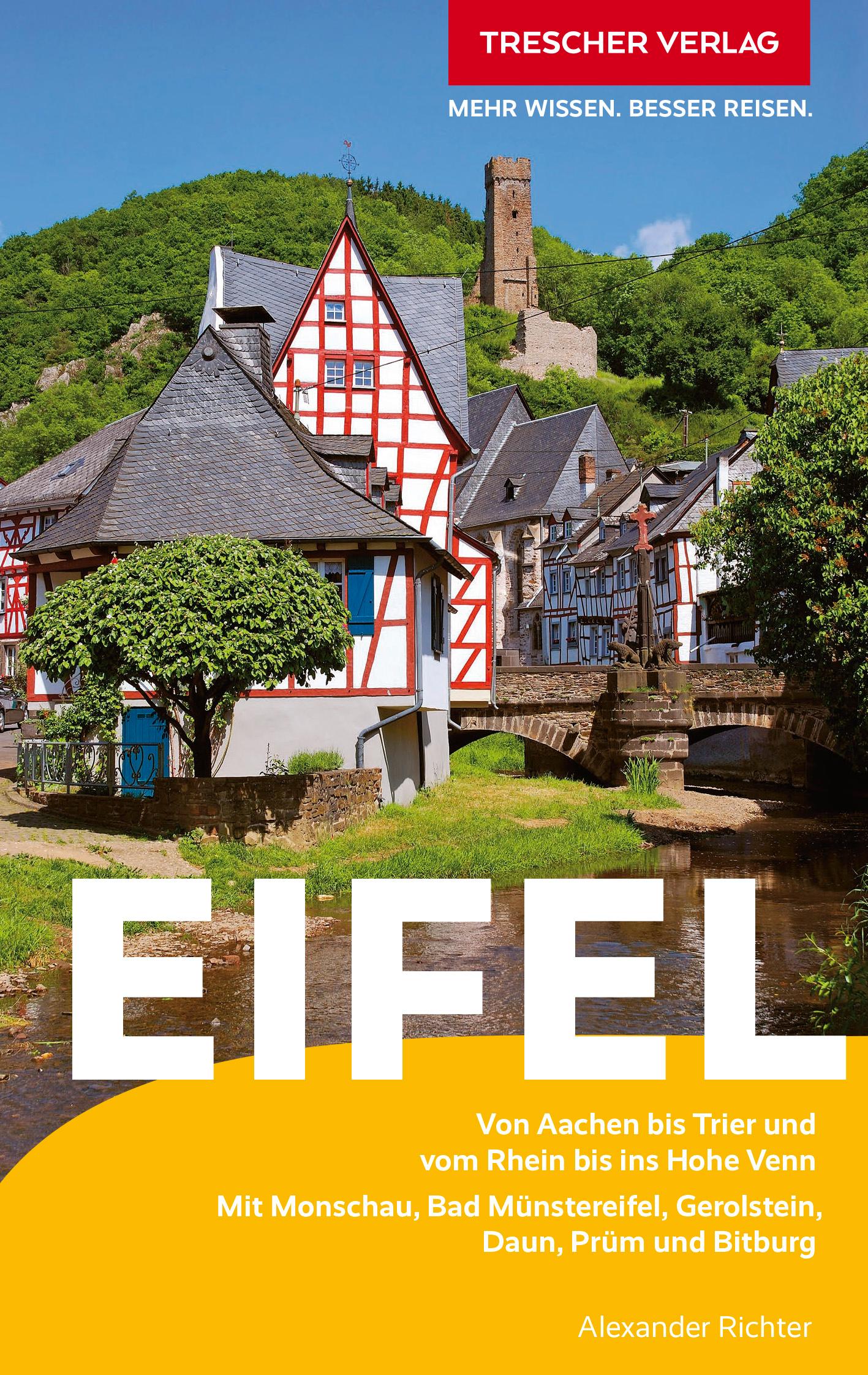Vorderes Coverbild TRESCHER Reiseführer Eifel