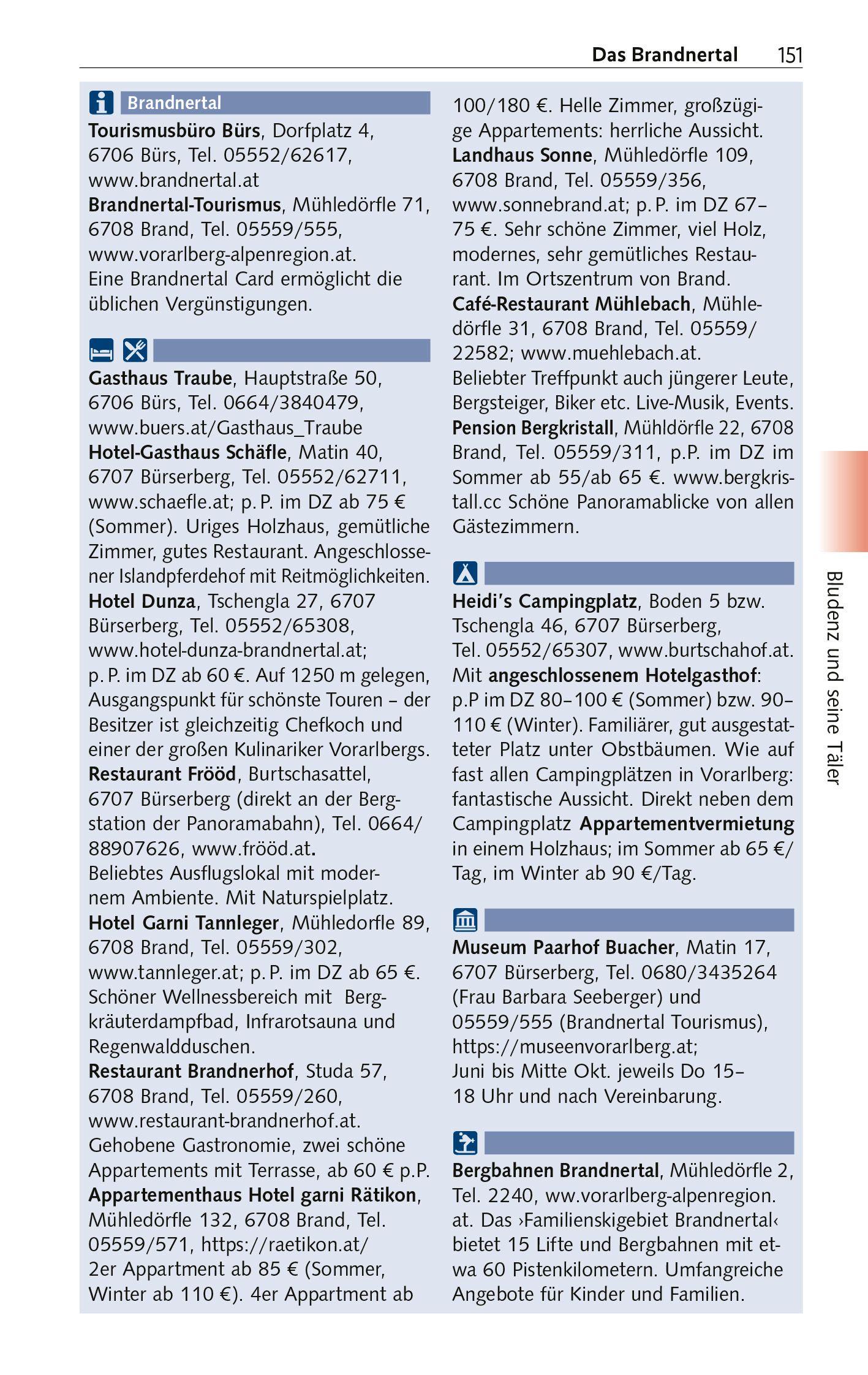 Beispielinhalt (Bild) TRESCHER Reiseführer Vorarlberg