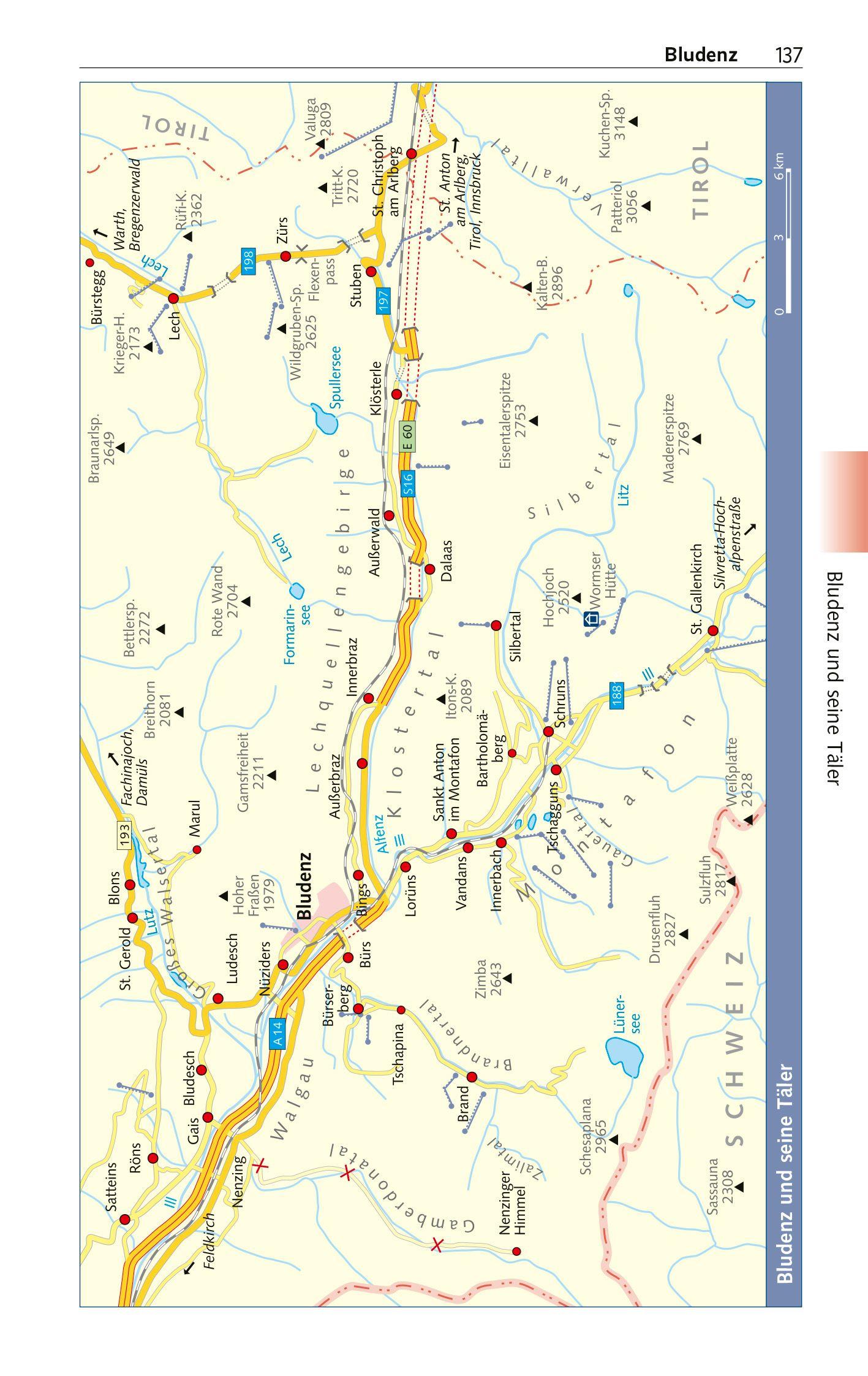 Beispielinhalt (Bild) TRESCHER Reiseführer Vorarlberg