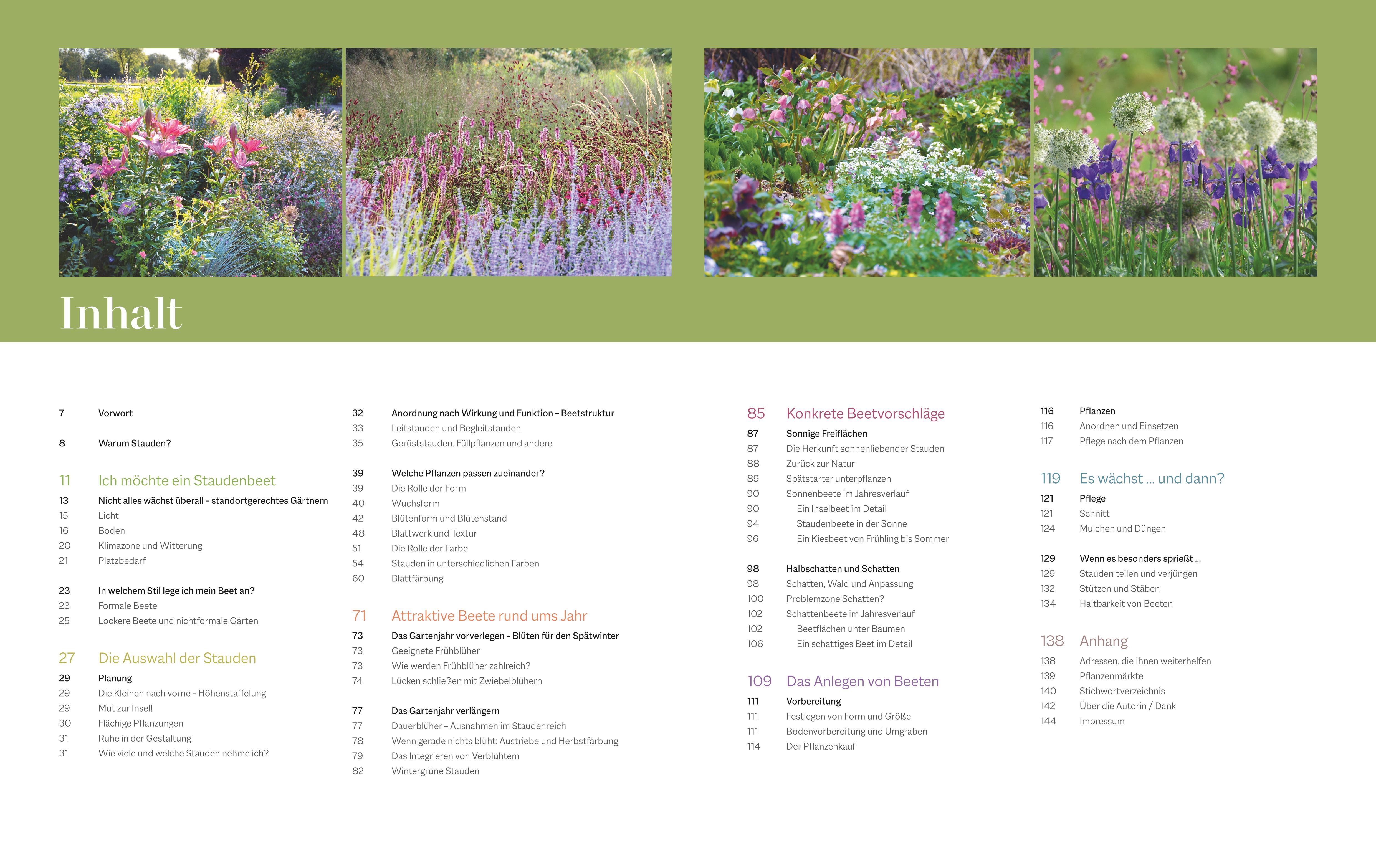 Beispielinhalt (Bild) Immerblühende Beete