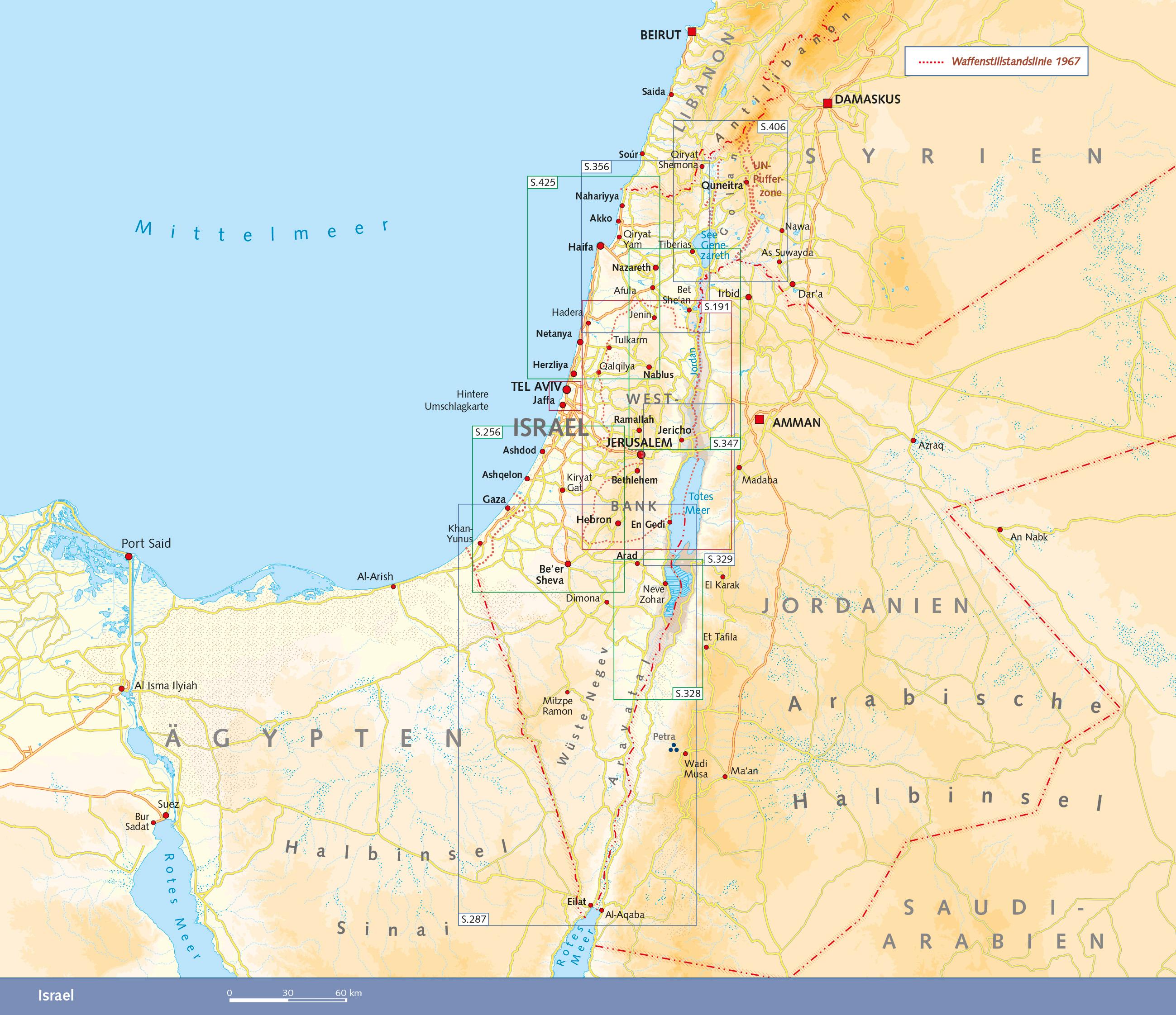 Beispielinhalt (Bild) TRESCHER Reiseführer Israel und Palästina