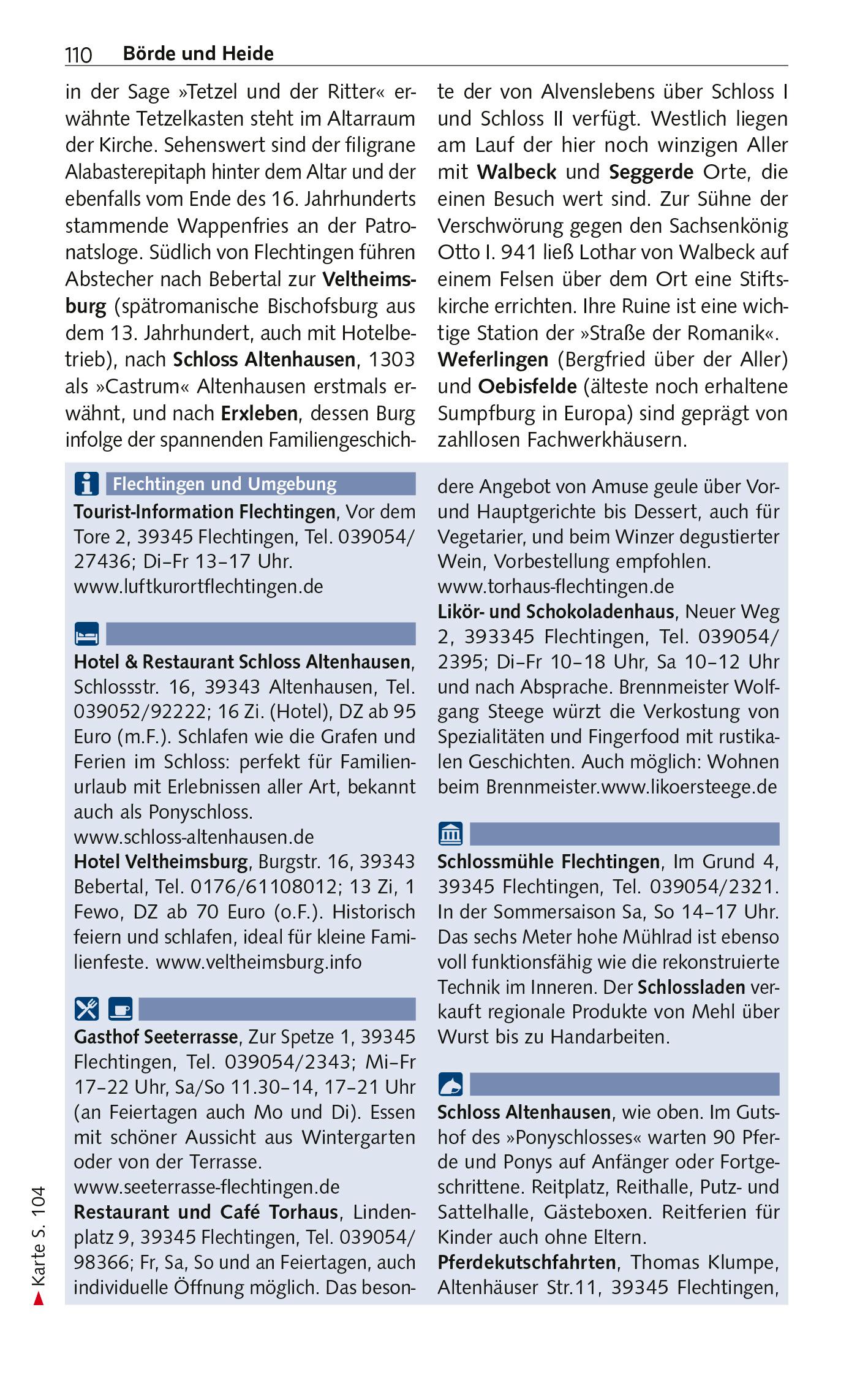 Beispielinhalt (Bild) TRESCHER Reiseführer Sachsen-Anhalt