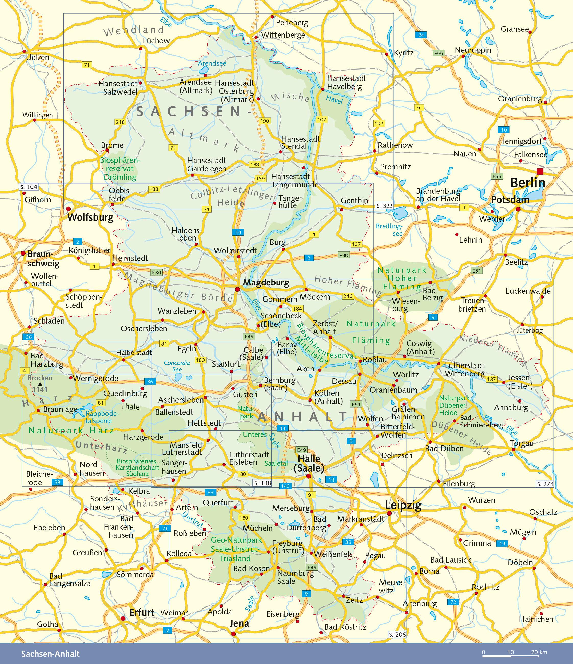 Beispielinhalt (Bild) TRESCHER Reiseführer Sachsen-Anhalt