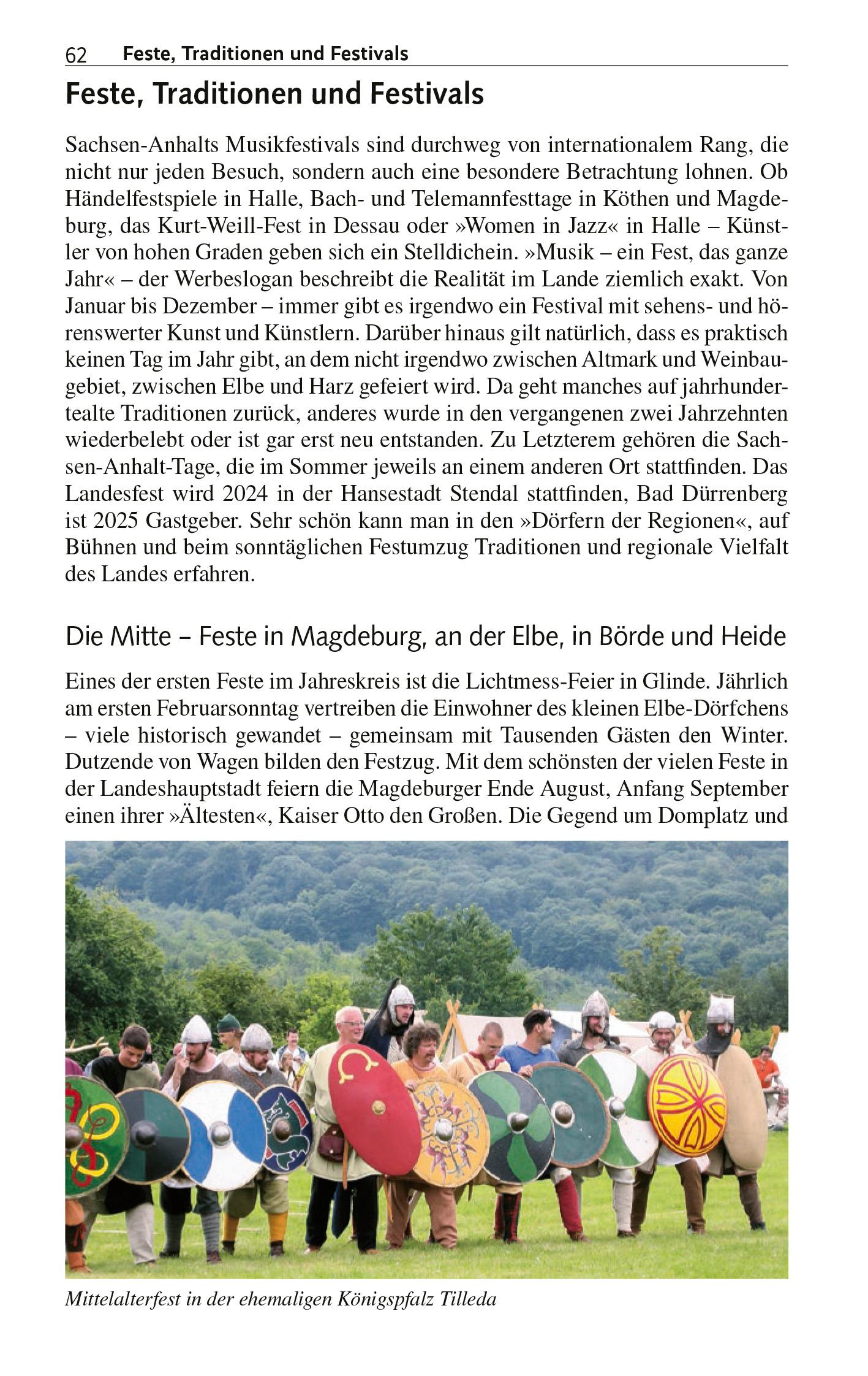 Beispielinhalt (Bild) TRESCHER Reiseführer Sachsen-Anhalt