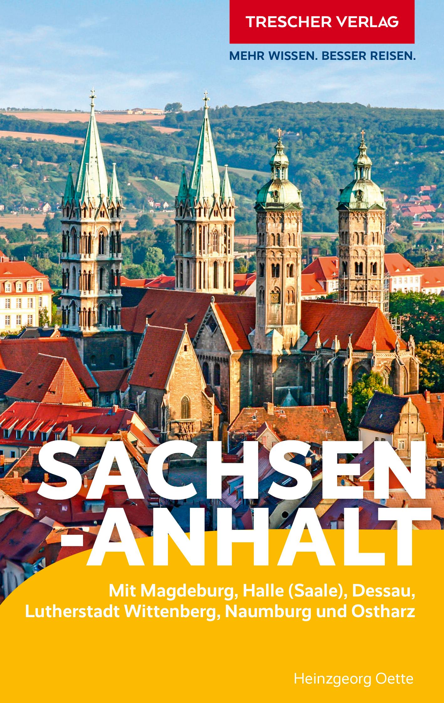 Vorderes Coverbild TRESCHER Reiseführer Sachsen-Anhalt