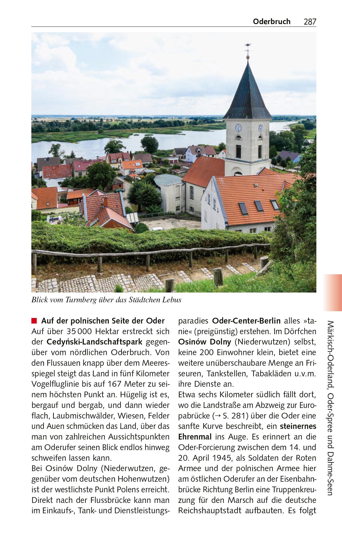 Beispielinhalt (Bild) TRESCHER Reiseführer Brandenburg