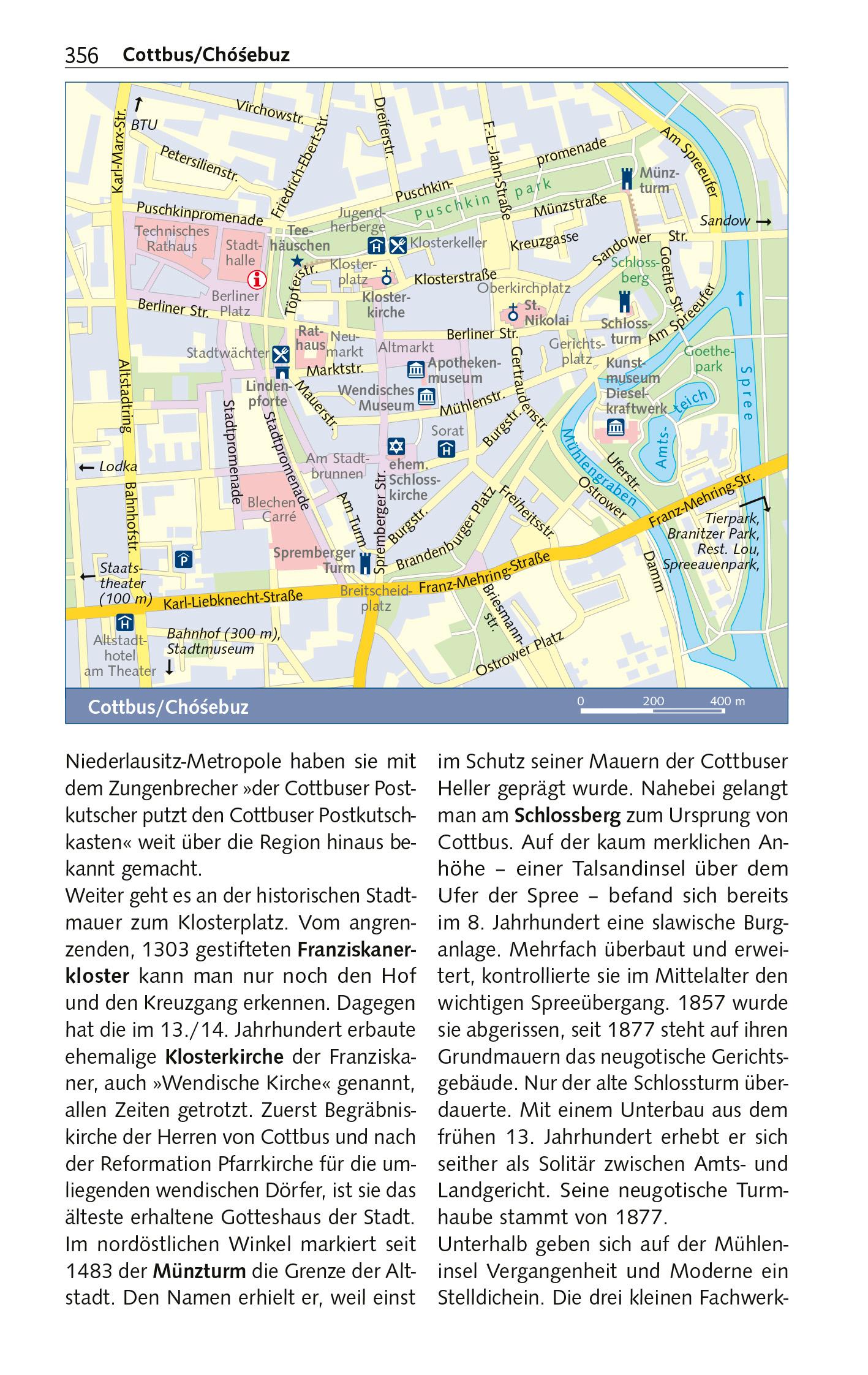 Beispielinhalt (Bild) TRESCHER Reiseführer Brandenburg