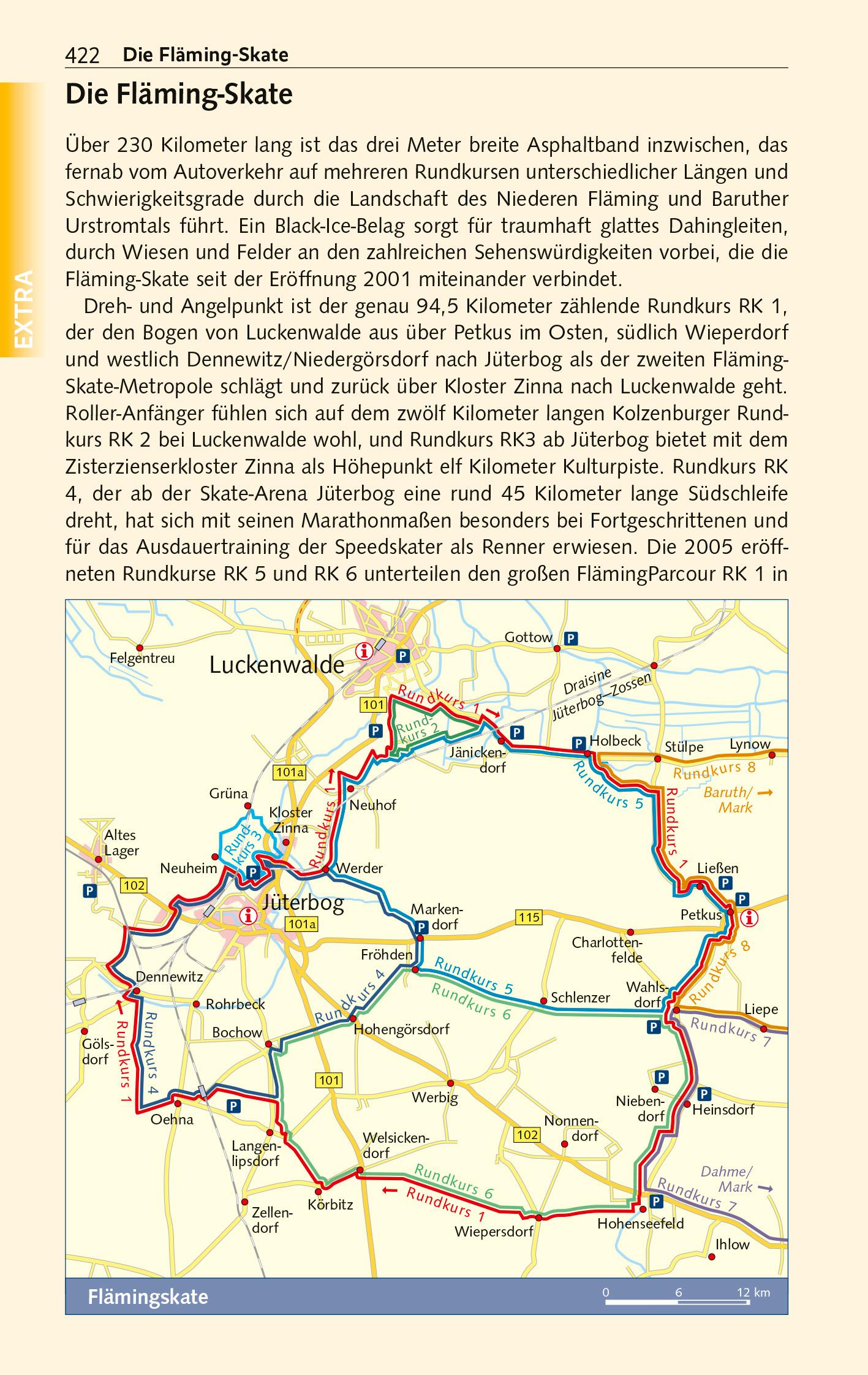 Beispielinhalt (Bild) TRESCHER Reiseführer Brandenburg