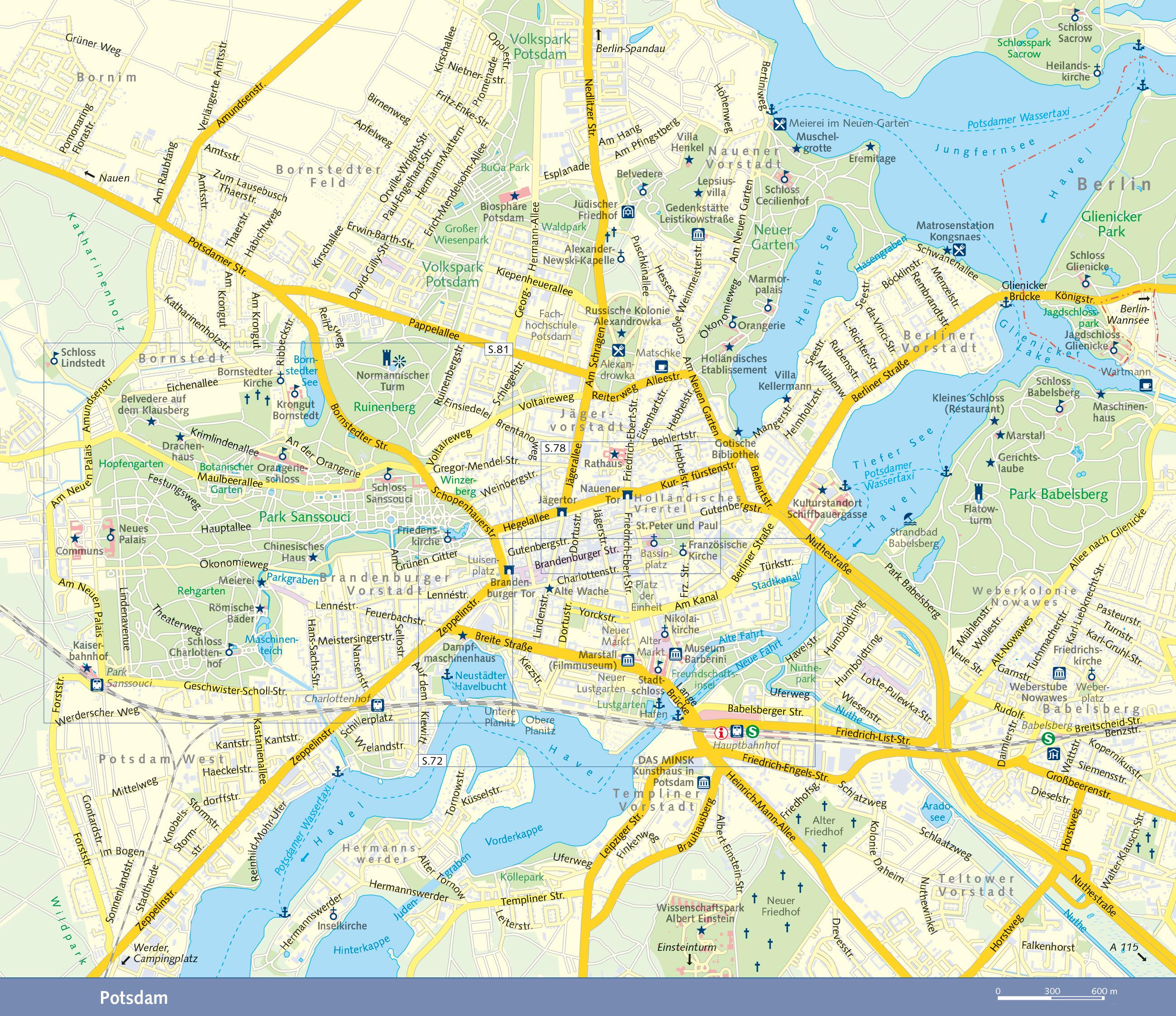 Beispielinhalt (Bild) TRESCHER Reiseführer Brandenburg