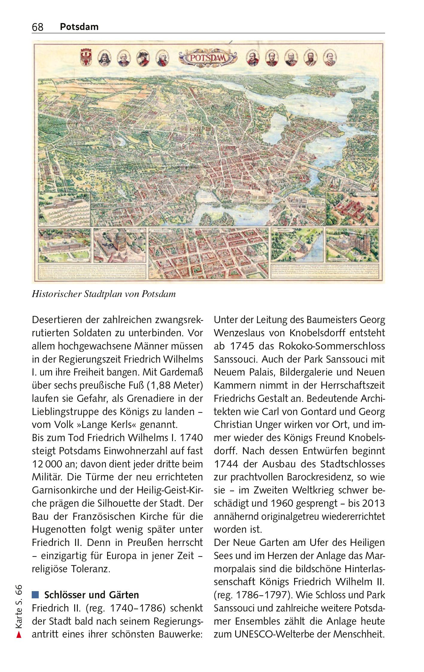 Beispielinhalt (Bild) TRESCHER Reiseführer Brandenburg