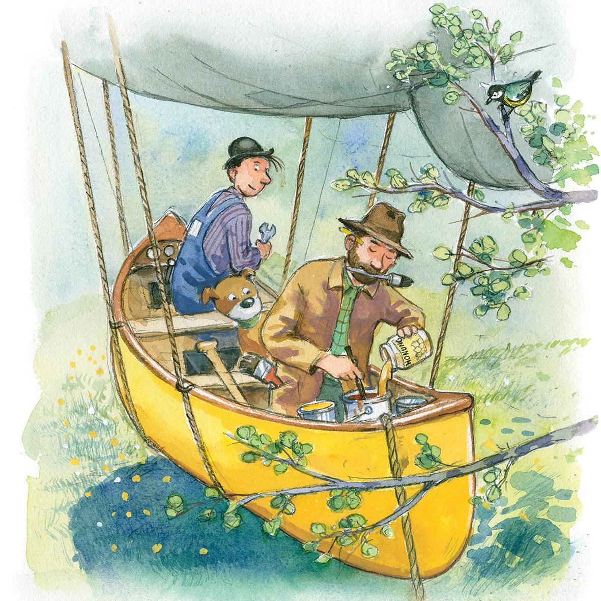 Beispielinhalt (Bild) Willy Werkel und der Zeppelin Brummelhummel